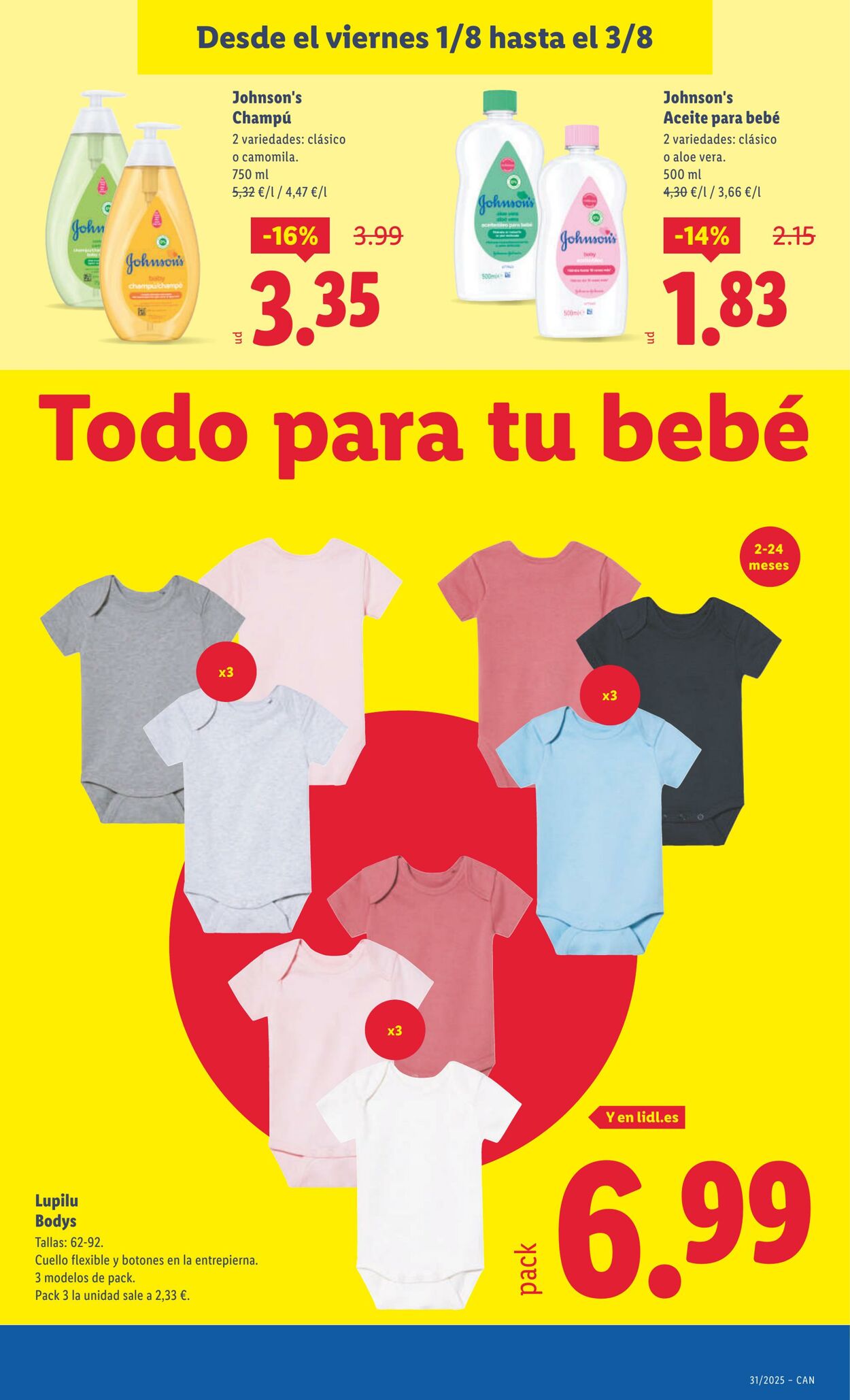 Folleto Lidl 28.07.2025 - 03.08.2025