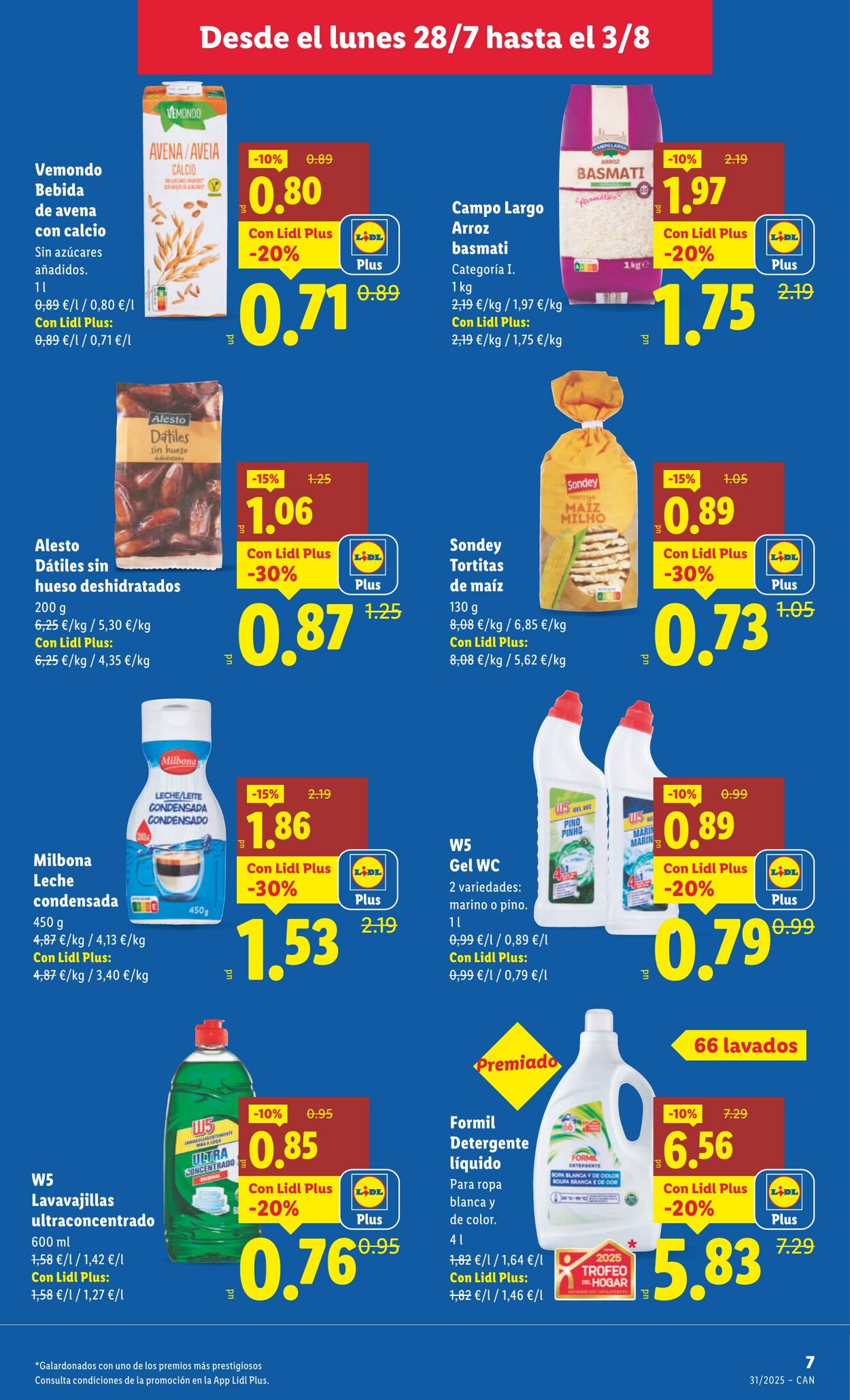 Folleto Lidl 28.07.2025 - 03.08.2025