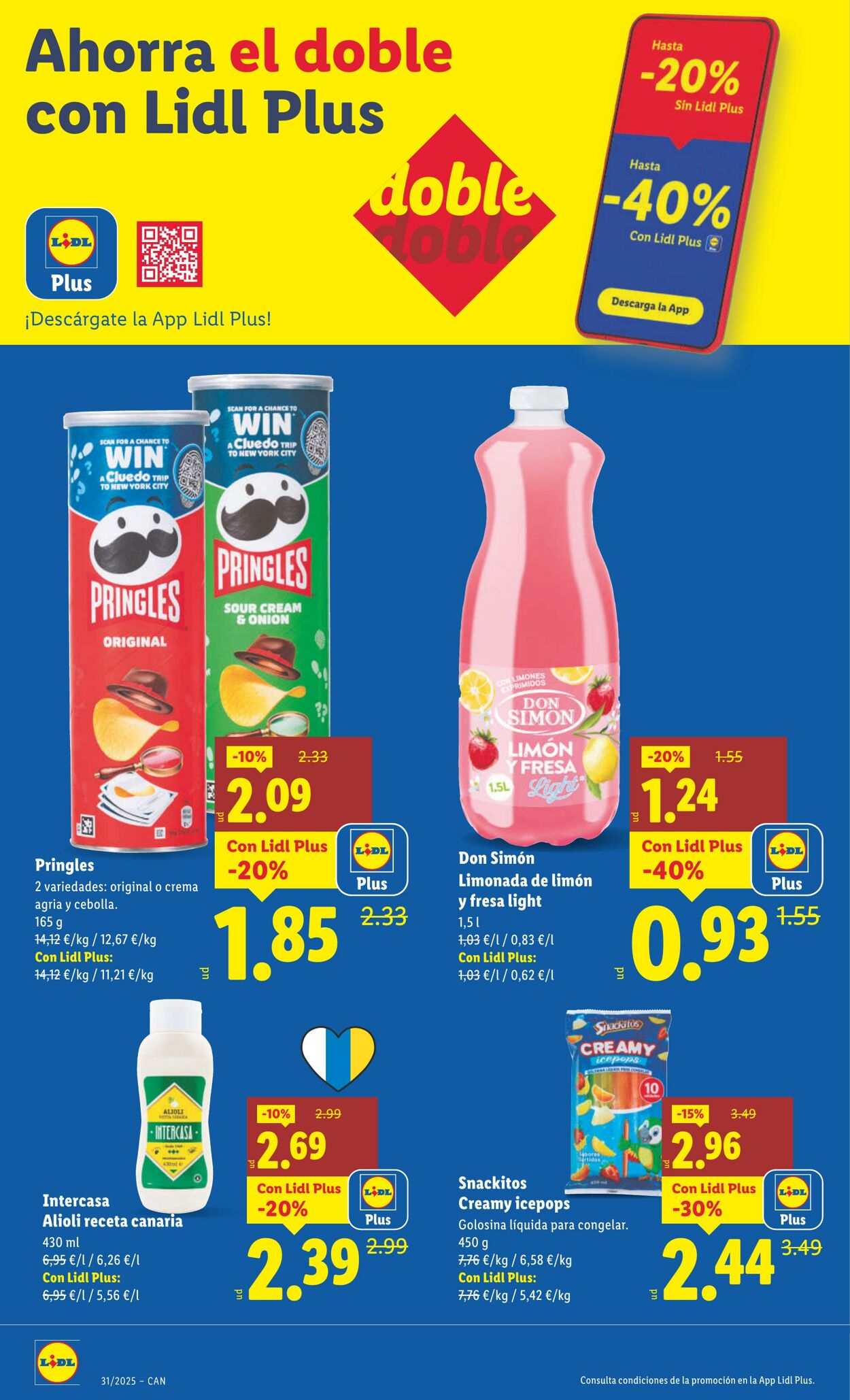 Folleto Lidl 28.07.2025 - 03.08.2025