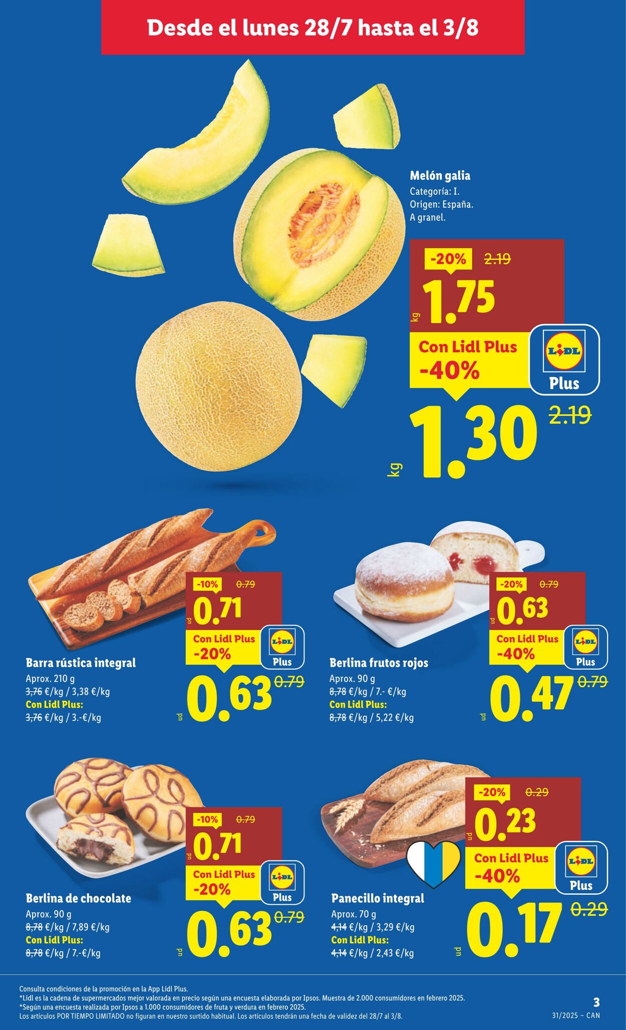 Folleto Lidl 28.07.2025 - 03.08.2025