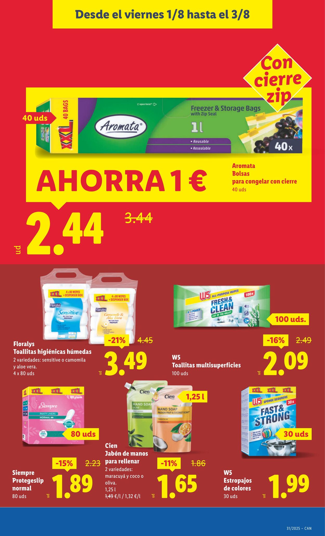 Folleto Lidl 28.07.2025 - 03.08.2025