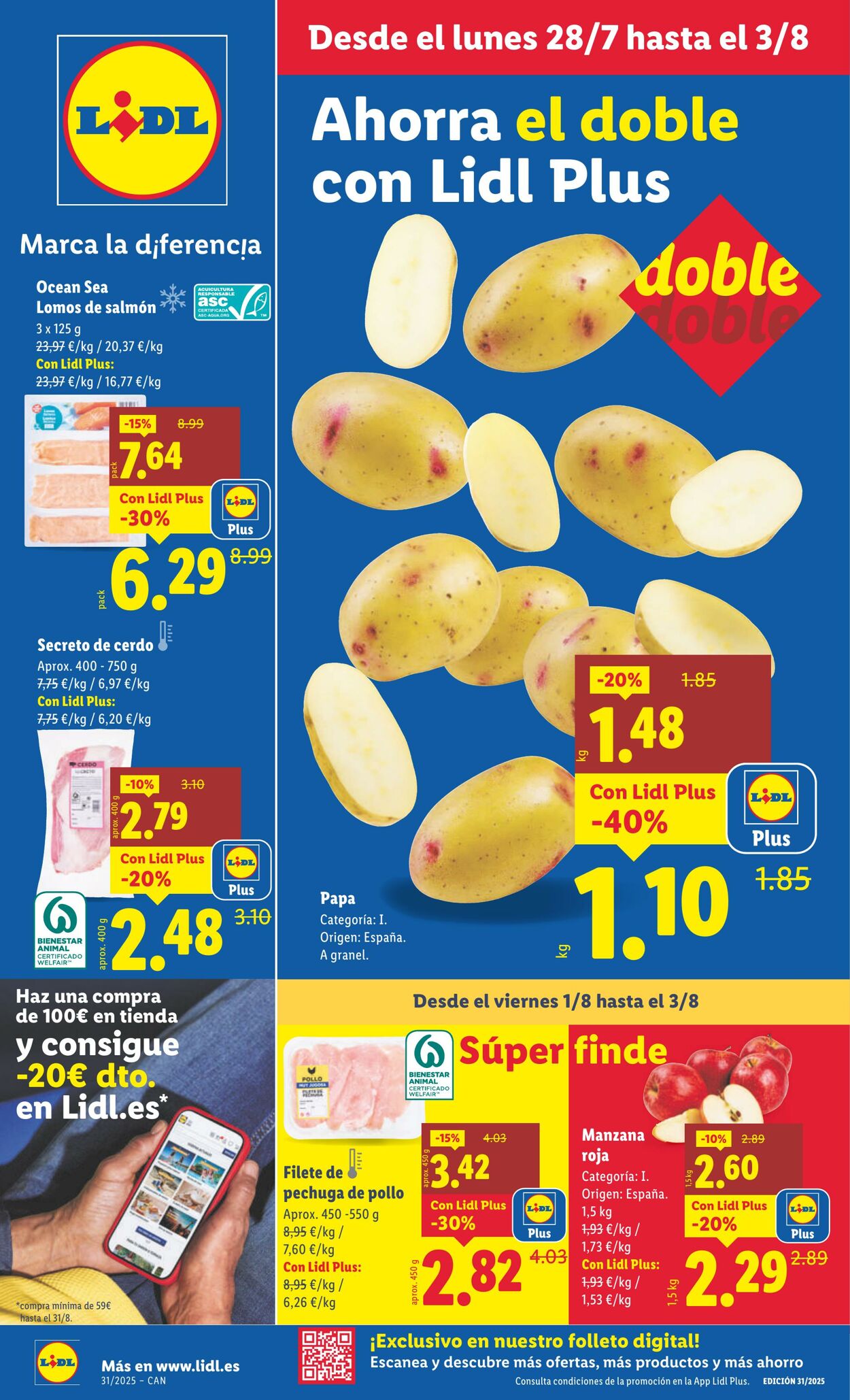 Folleto Lidl 28.07.2025 - 03.08.2025