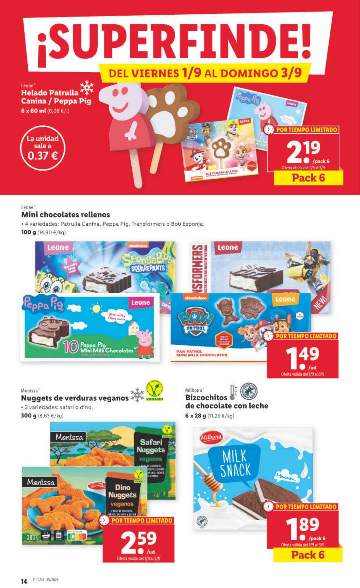 Folleto Lidl 28.08.2023 - 03.09.2023