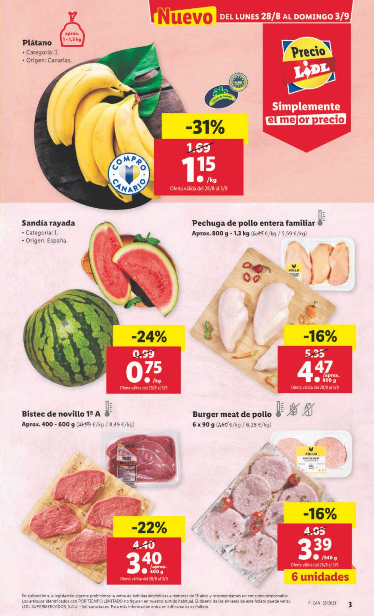 Folleto Lidl 28.08.2023 - 03.09.2023