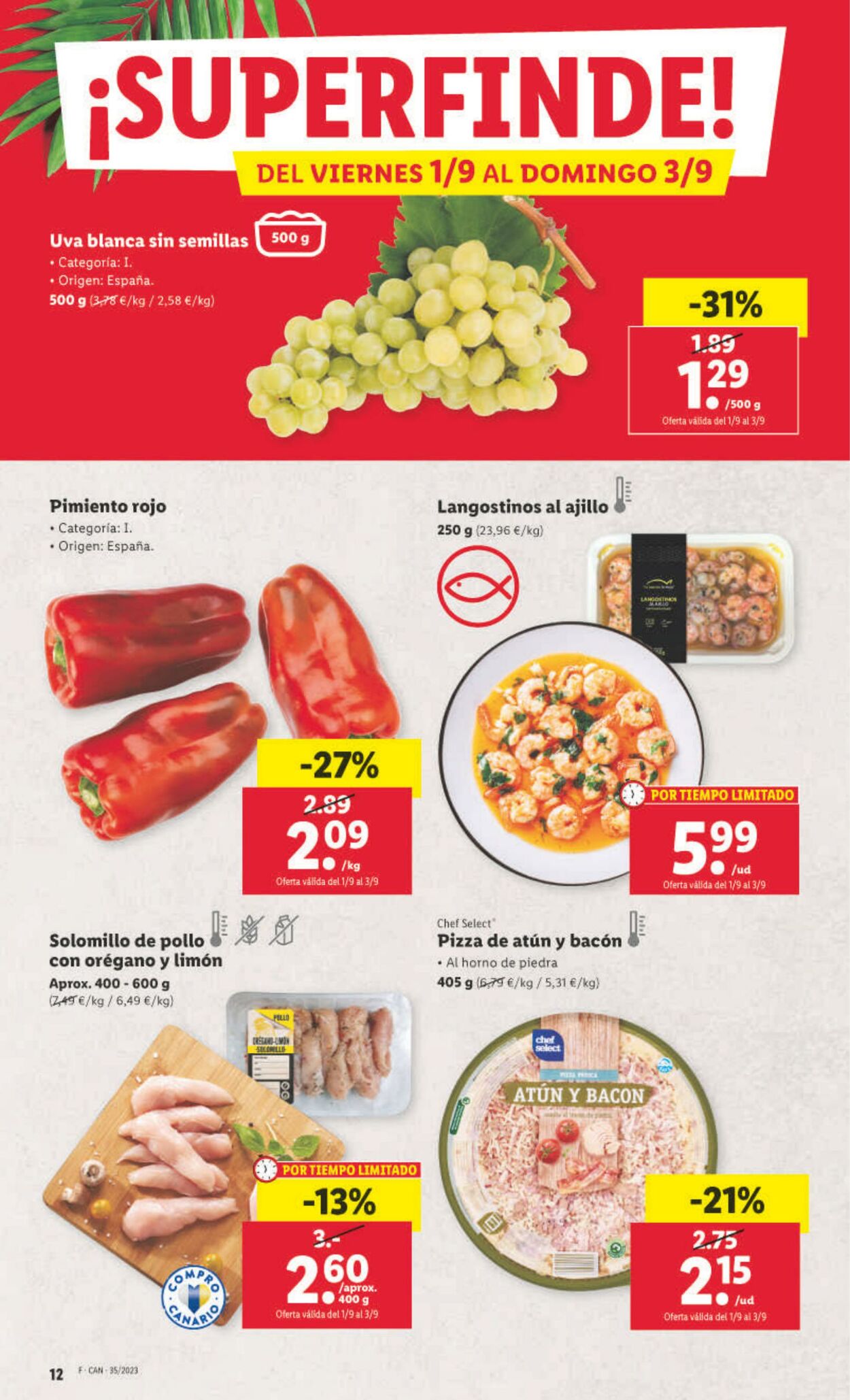 Folleto Lidl 28.08.2023 - 03.09.2023