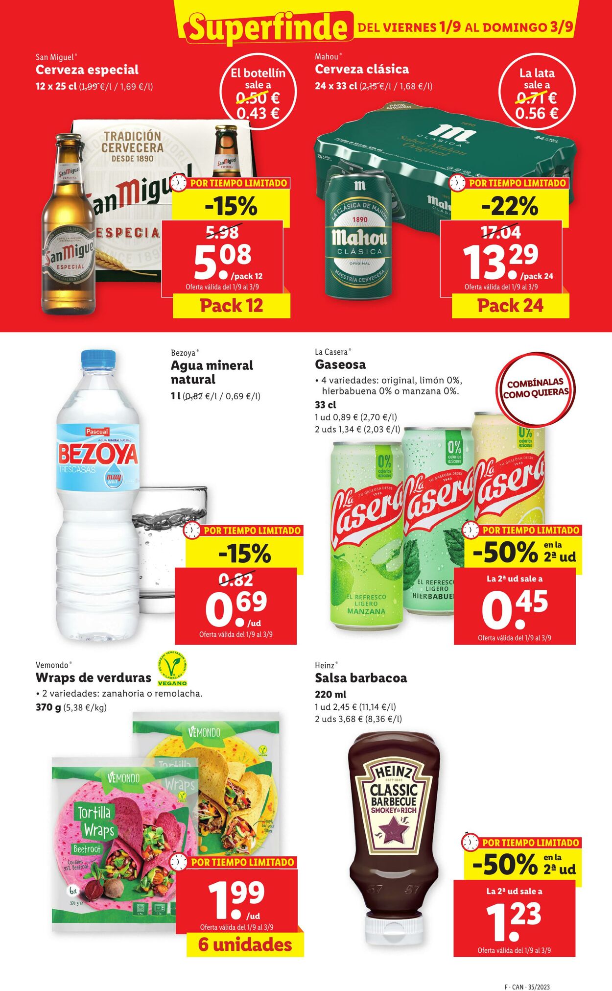 Folleto Lidl 28.08.2023 - 03.09.2023