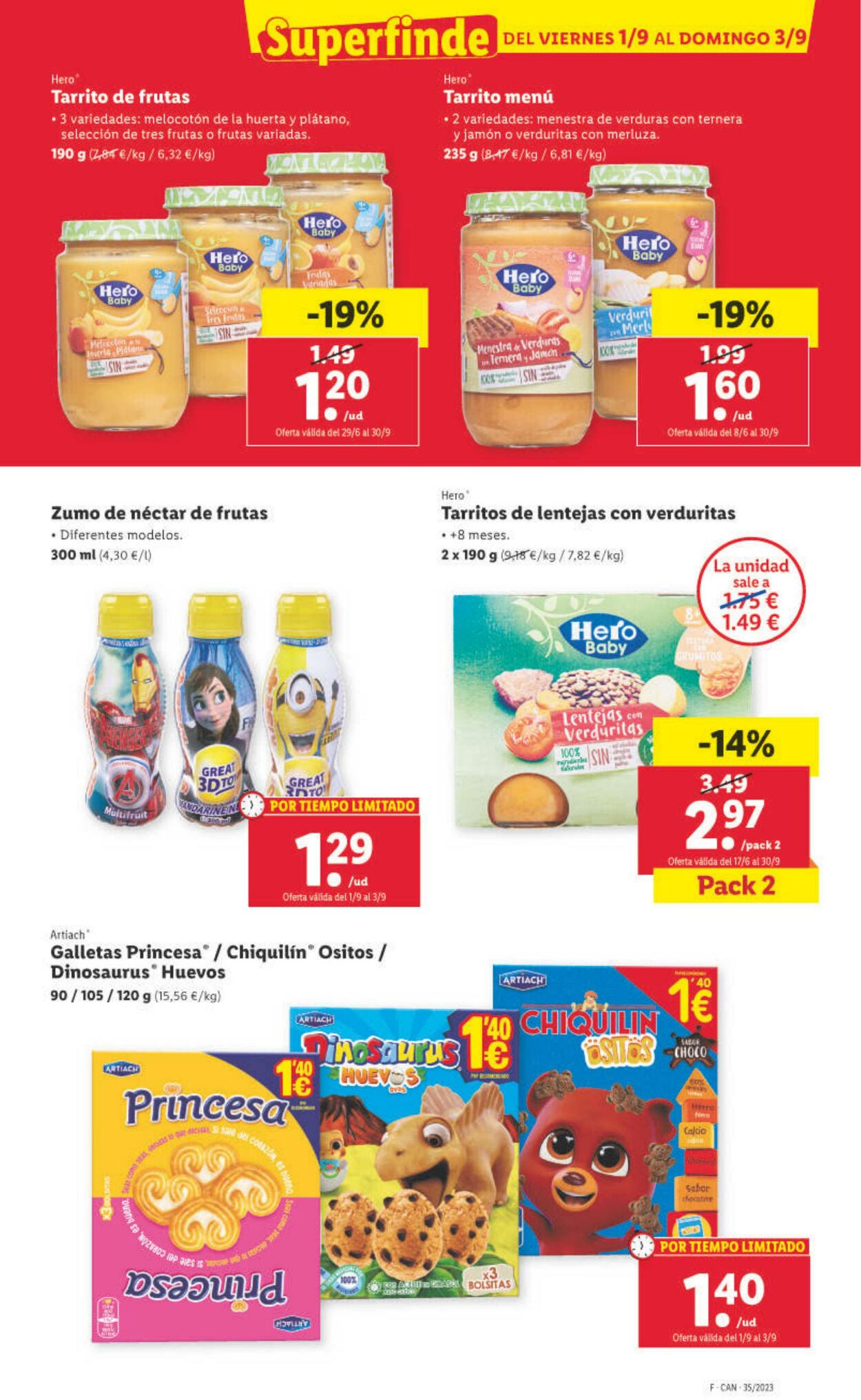 Folleto Lidl 28.08.2023 - 03.09.2023