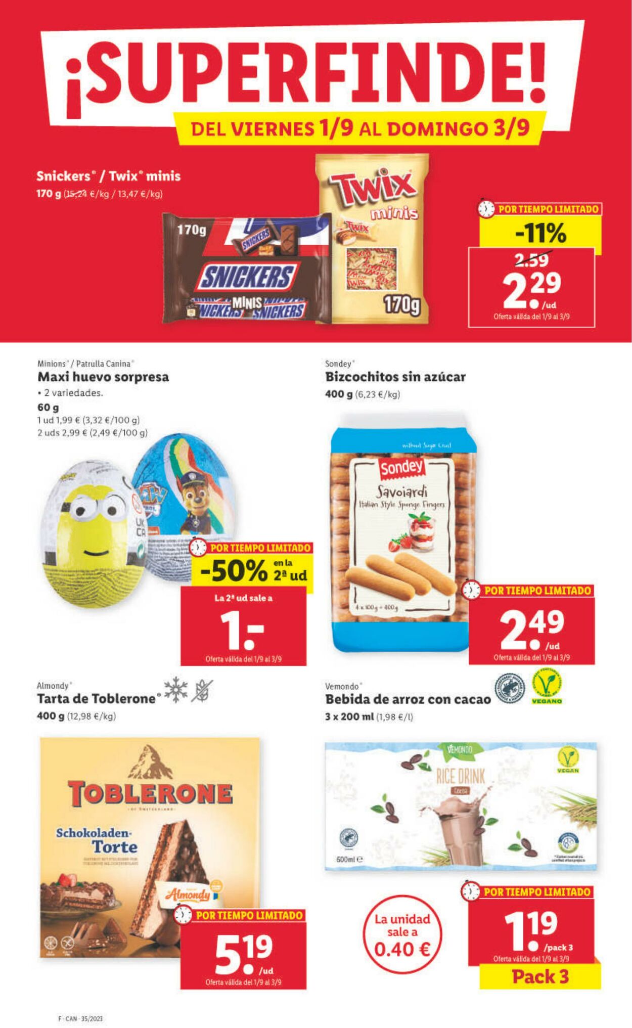 Folleto Lidl 28.08.2023 - 03.09.2023