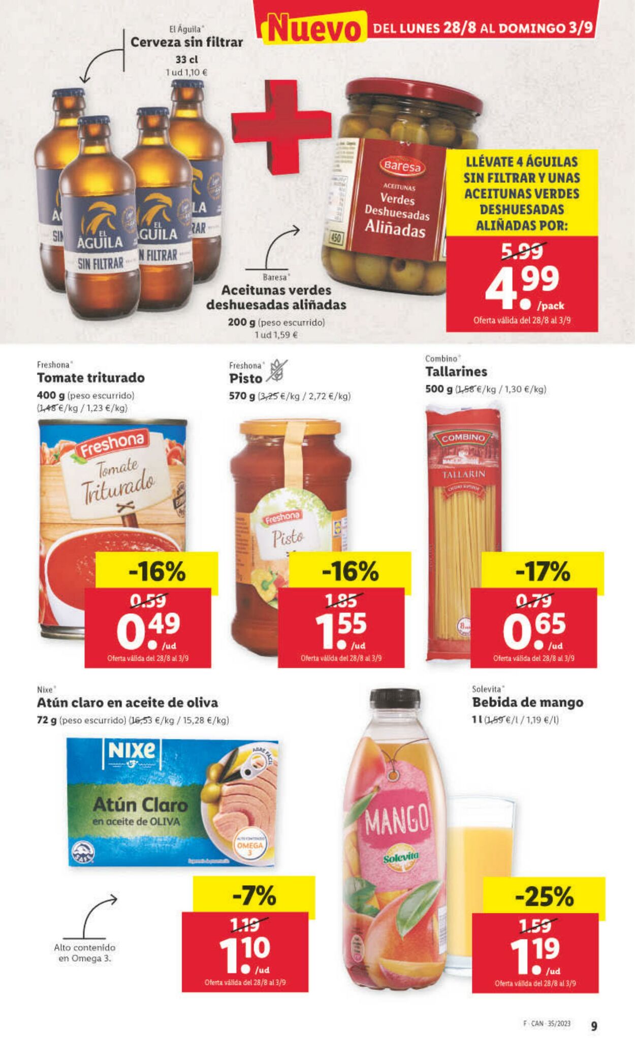 Folleto Lidl 28.08.2023 - 03.09.2023