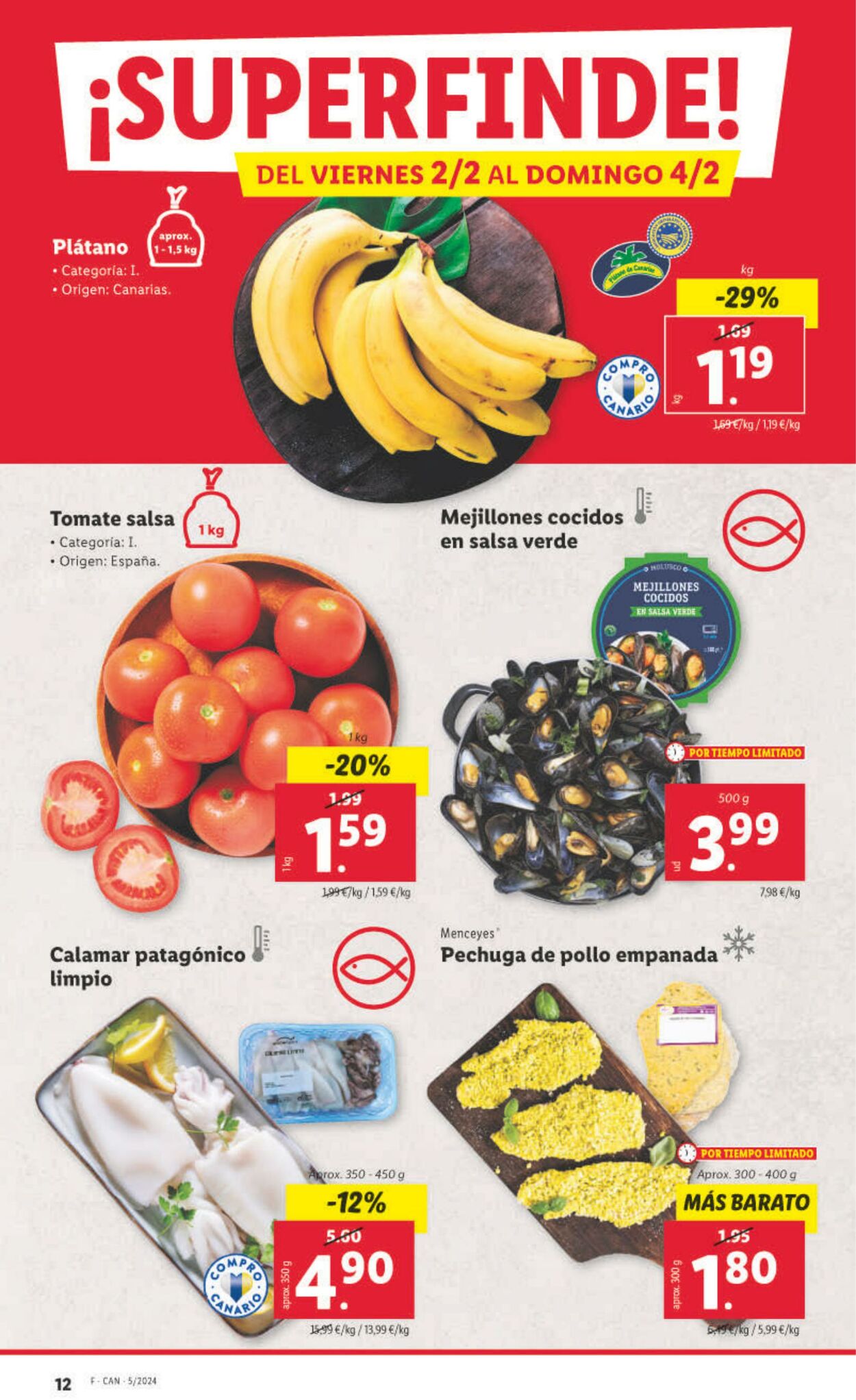 Folleto Lidl 29.01.2024 - 04.02.2024