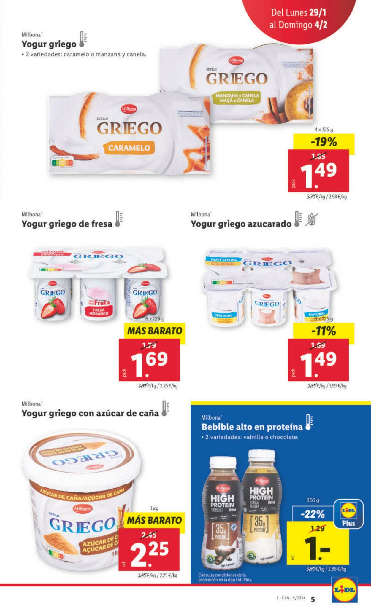 Folleto Lidl 29.01.2024 - 04.02.2024