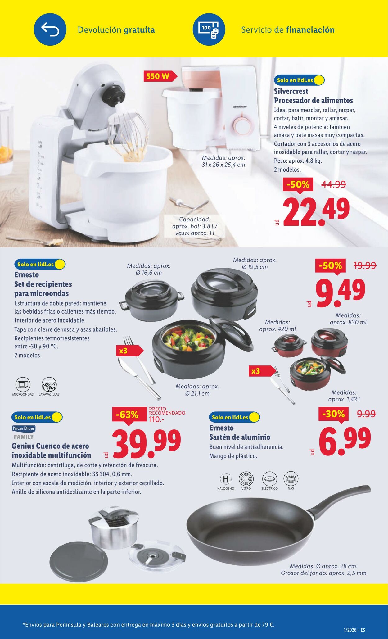 Folleto Lidl 29.12.2025 - 04.01.2026
