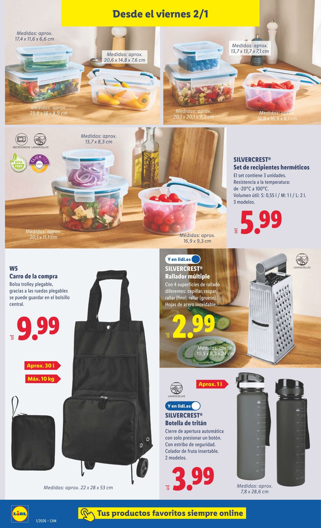 Folleto Lidl 29.12.2025 - 04.01.2026