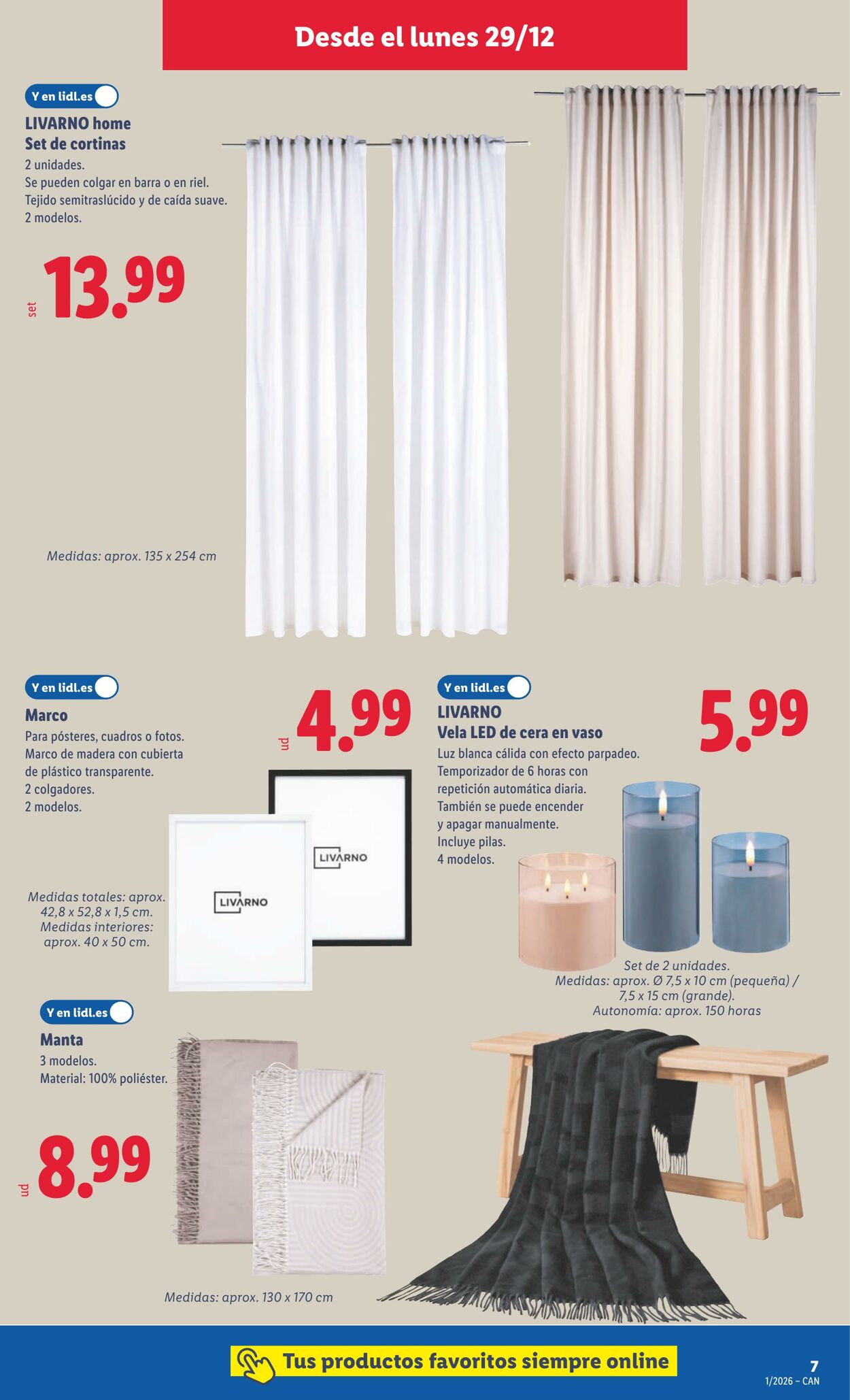 Folleto Lidl 29.12.2025 - 04.01.2026