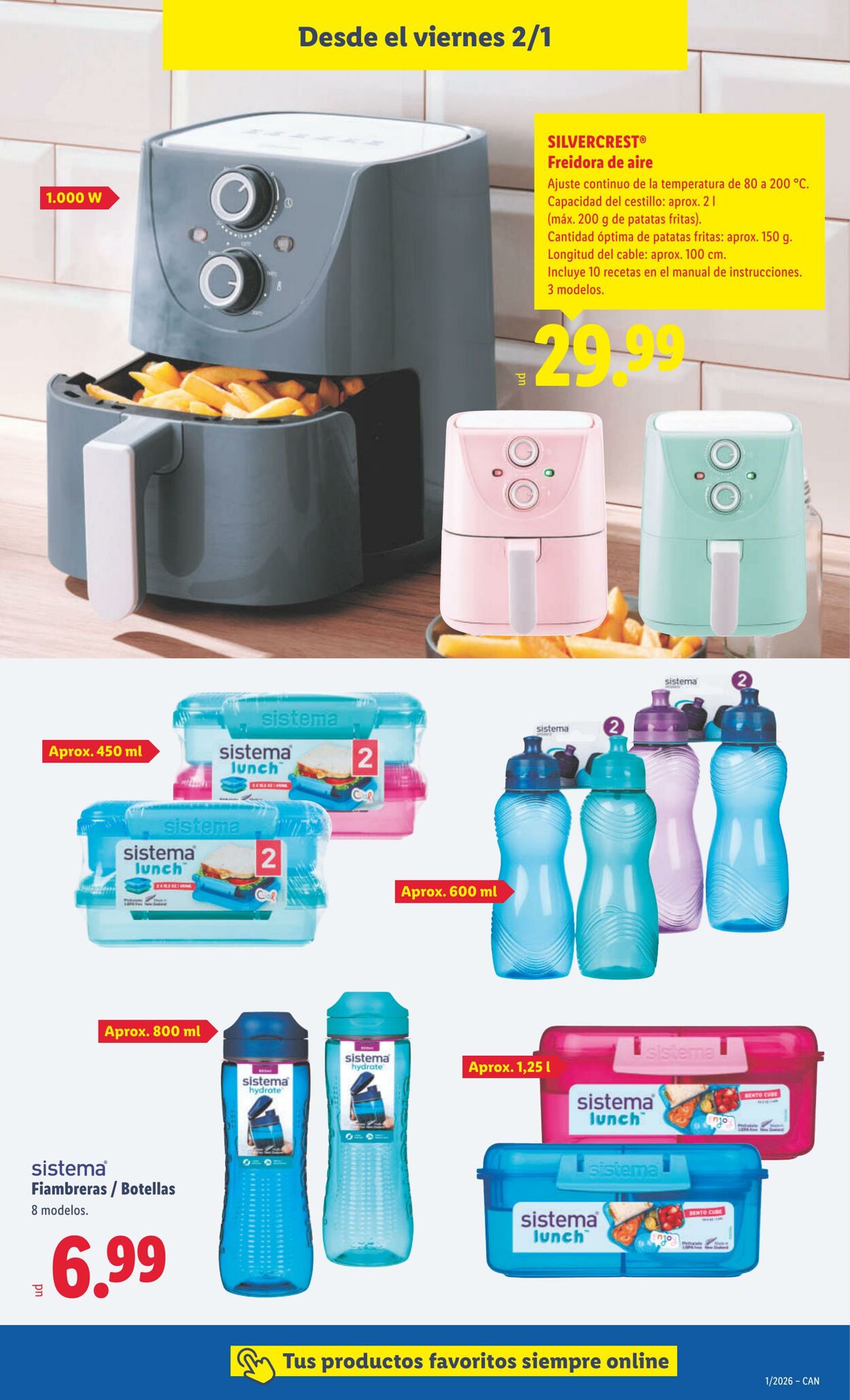 Folleto Lidl 29.12.2025 - 04.01.2026