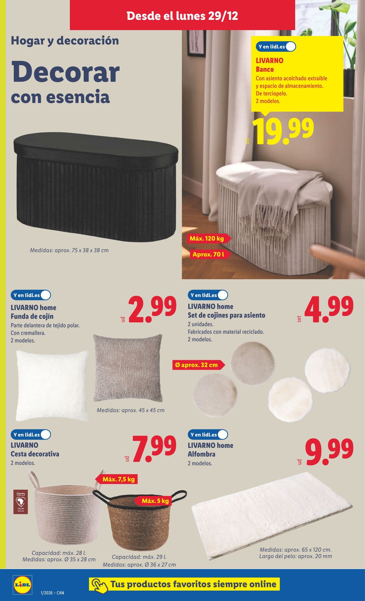 Folleto Lidl 29.12.2025 - 04.01.2026