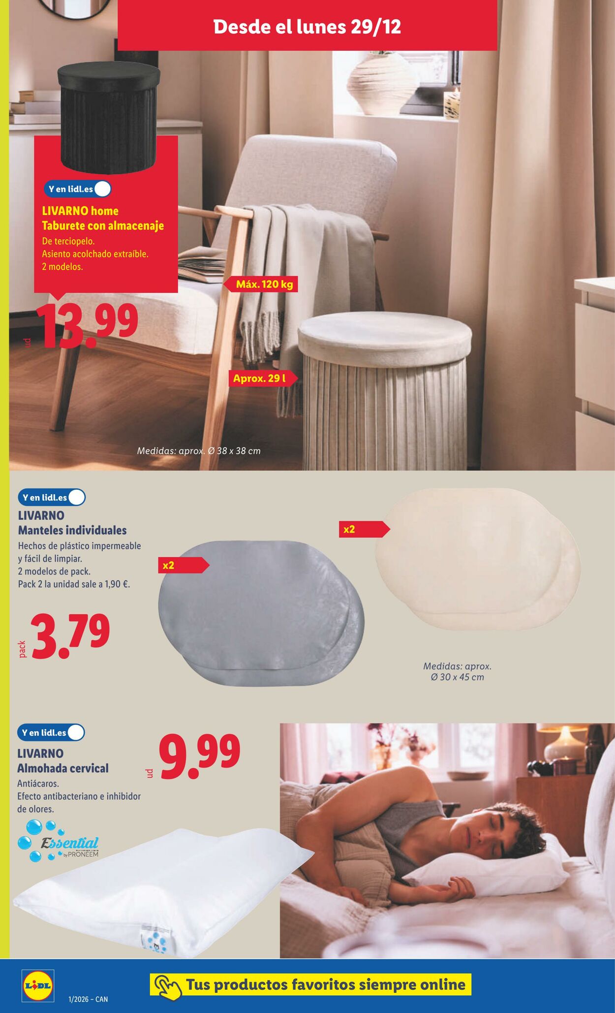 Folleto Lidl 29.12.2025 - 04.01.2026