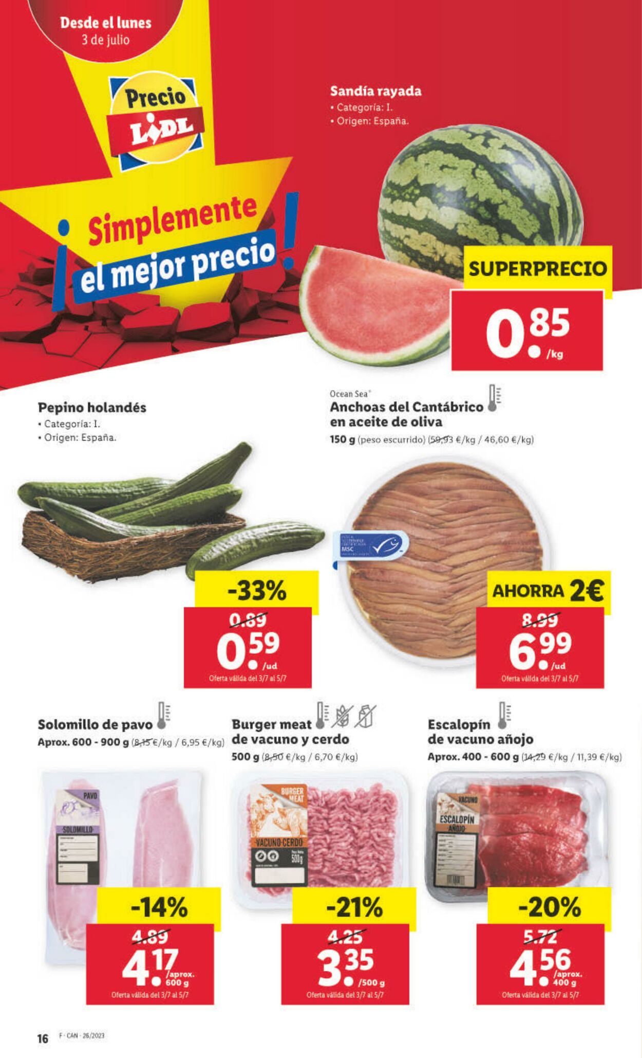 Folleto Lidl 29.06.2023 - 05.07.2023