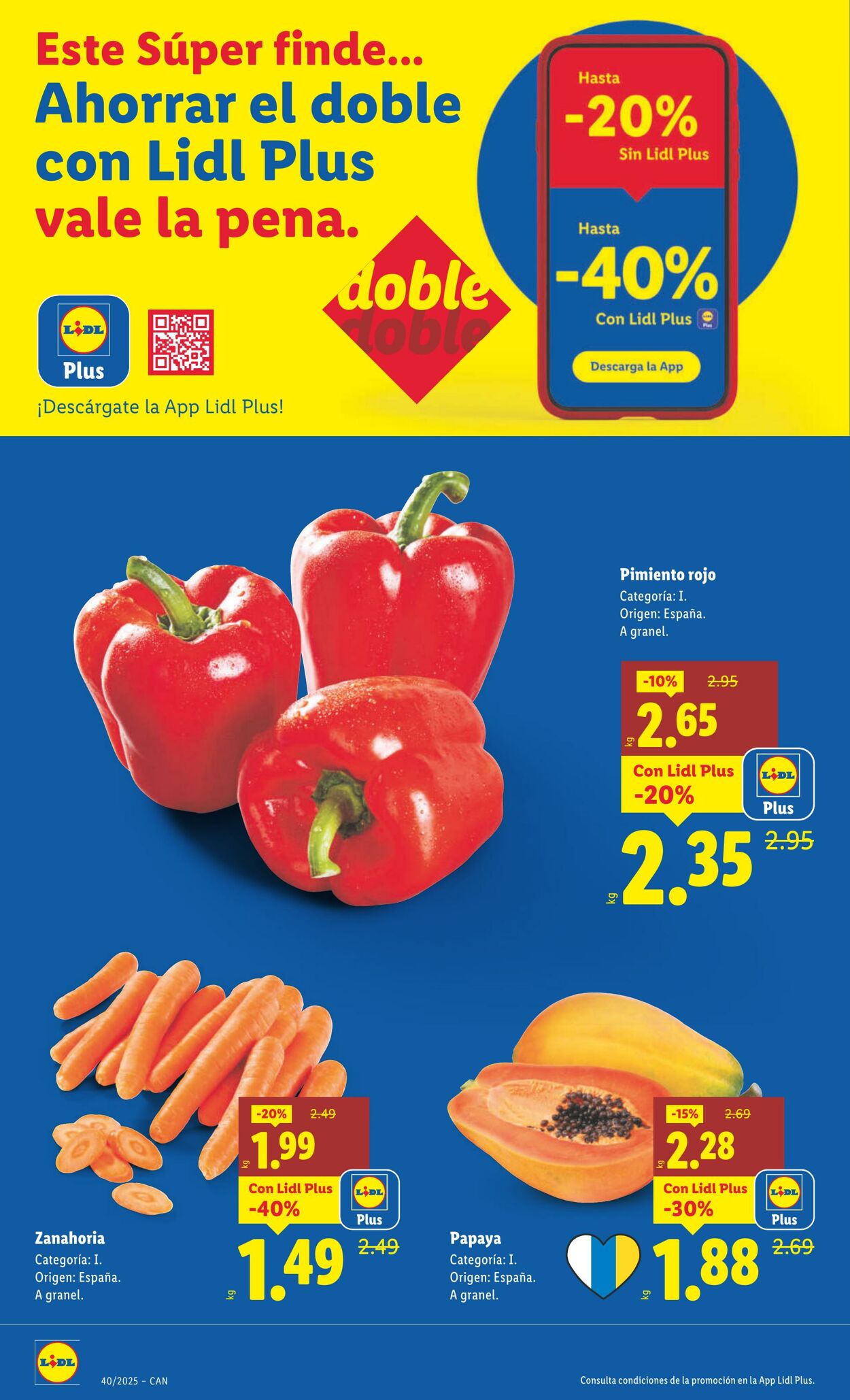 Folleto Lidl 29.09.2025 - 05.10.2025