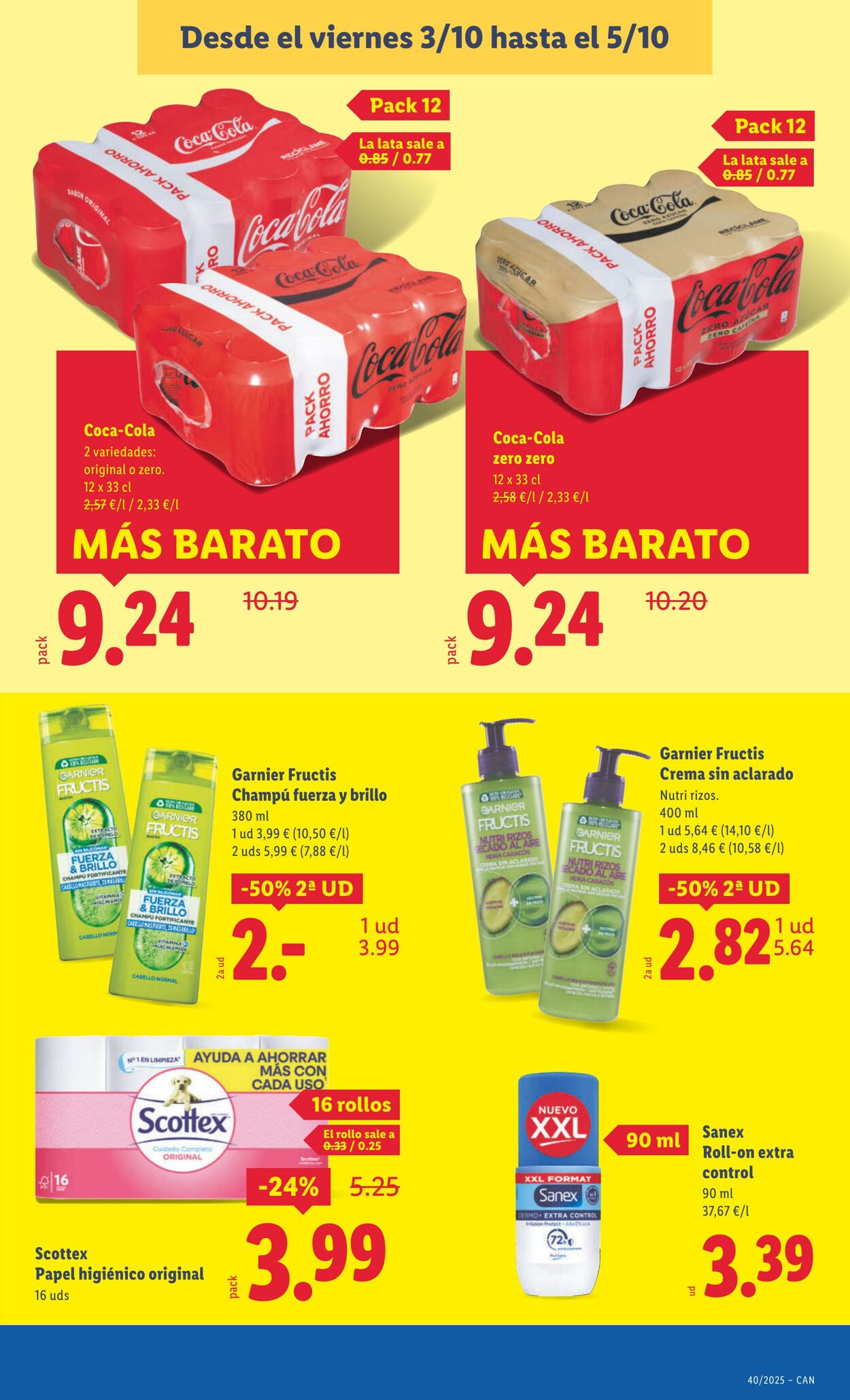 Folleto Lidl 29.09.2025 - 05.10.2025