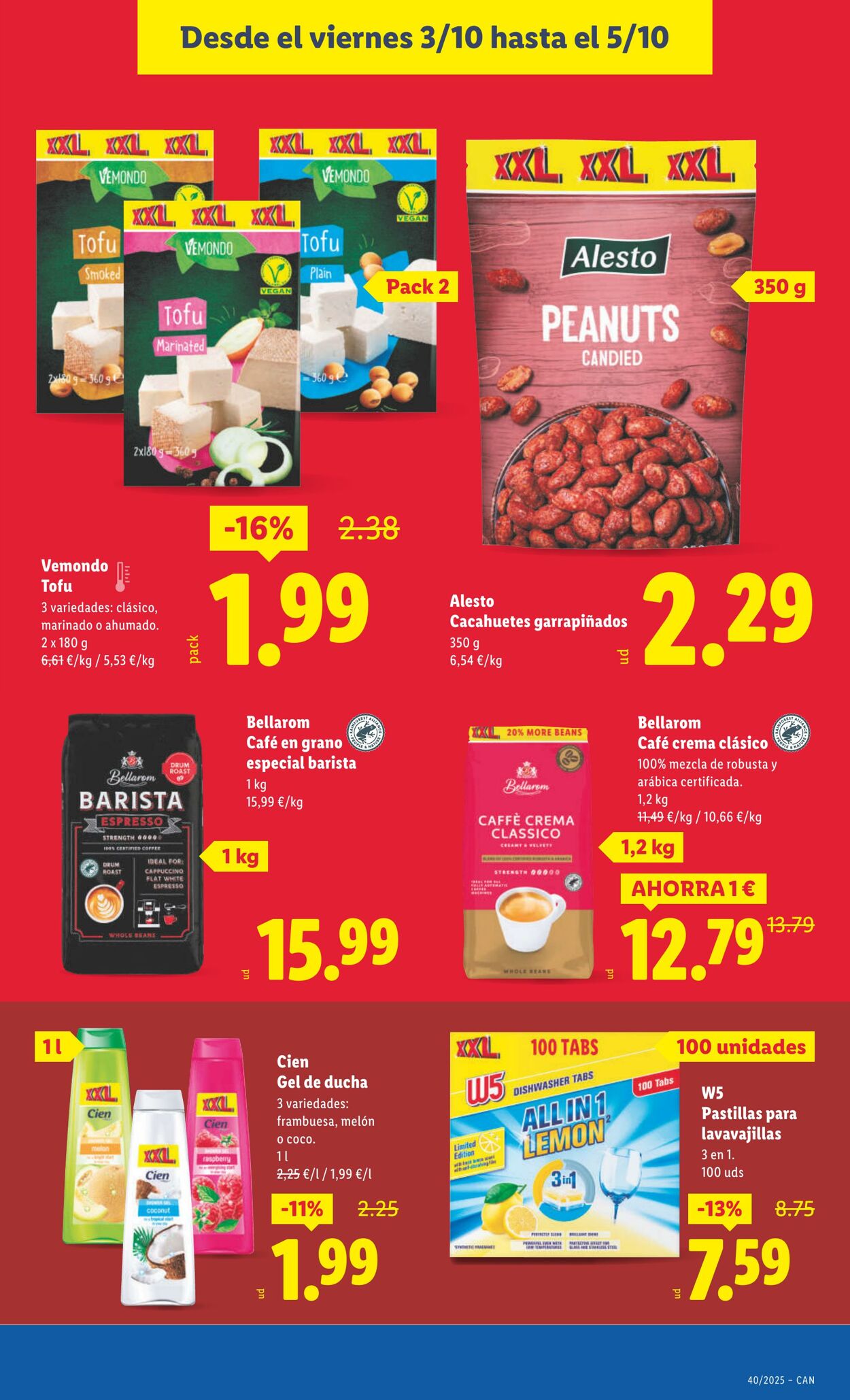 Folleto Lidl 29.09.2025 - 05.10.2025