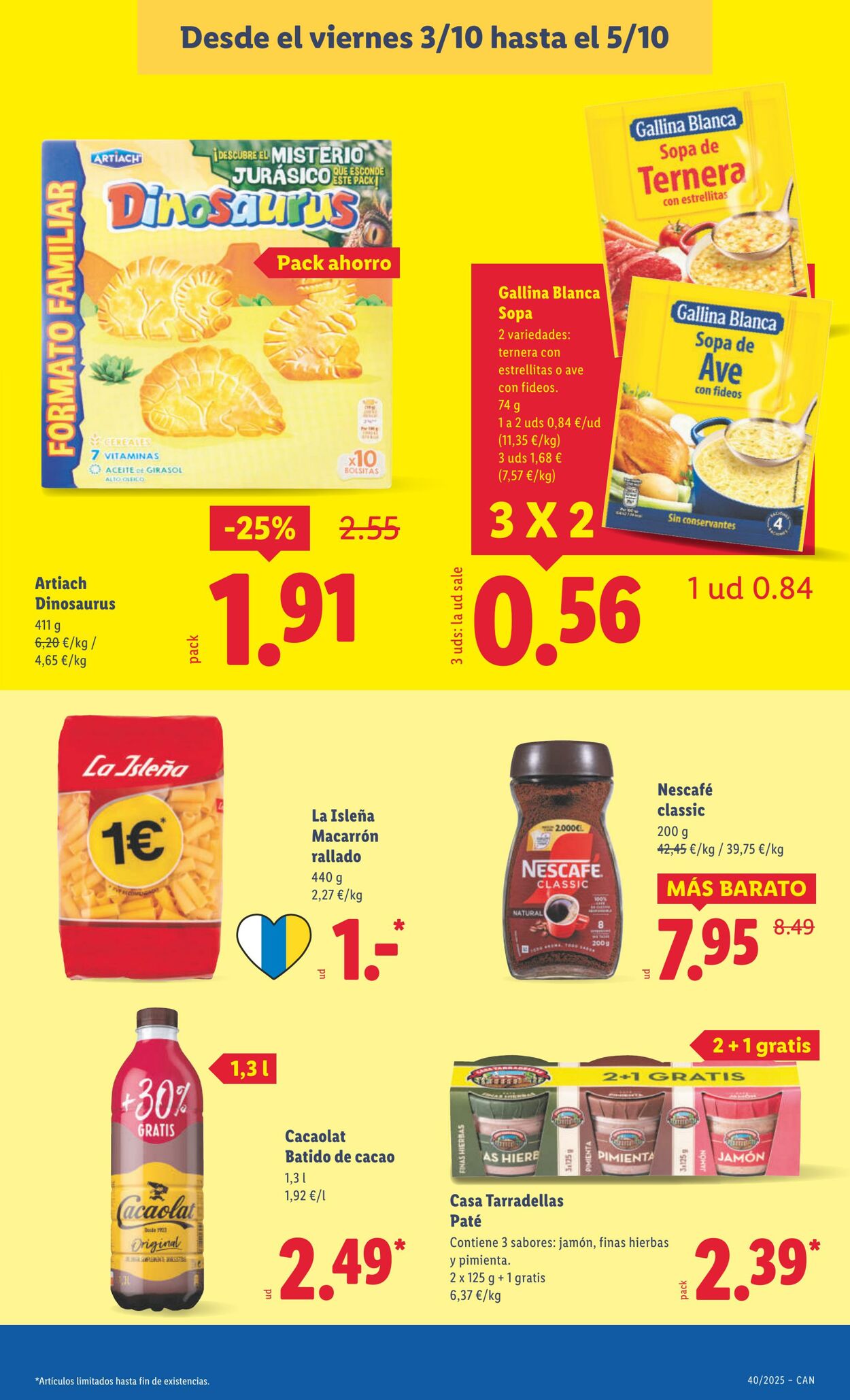 Folleto Lidl 29.09.2025 - 05.10.2025
