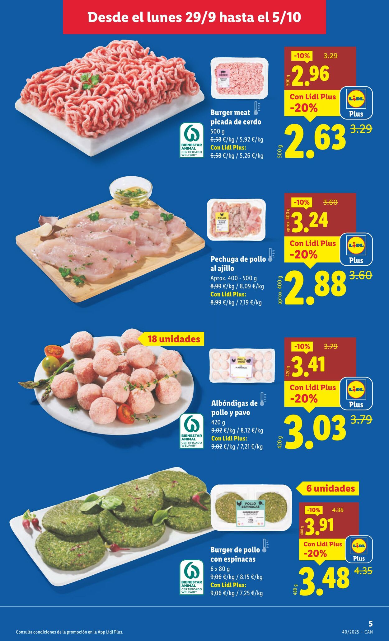 Folleto Lidl 29.09.2025 - 05.10.2025