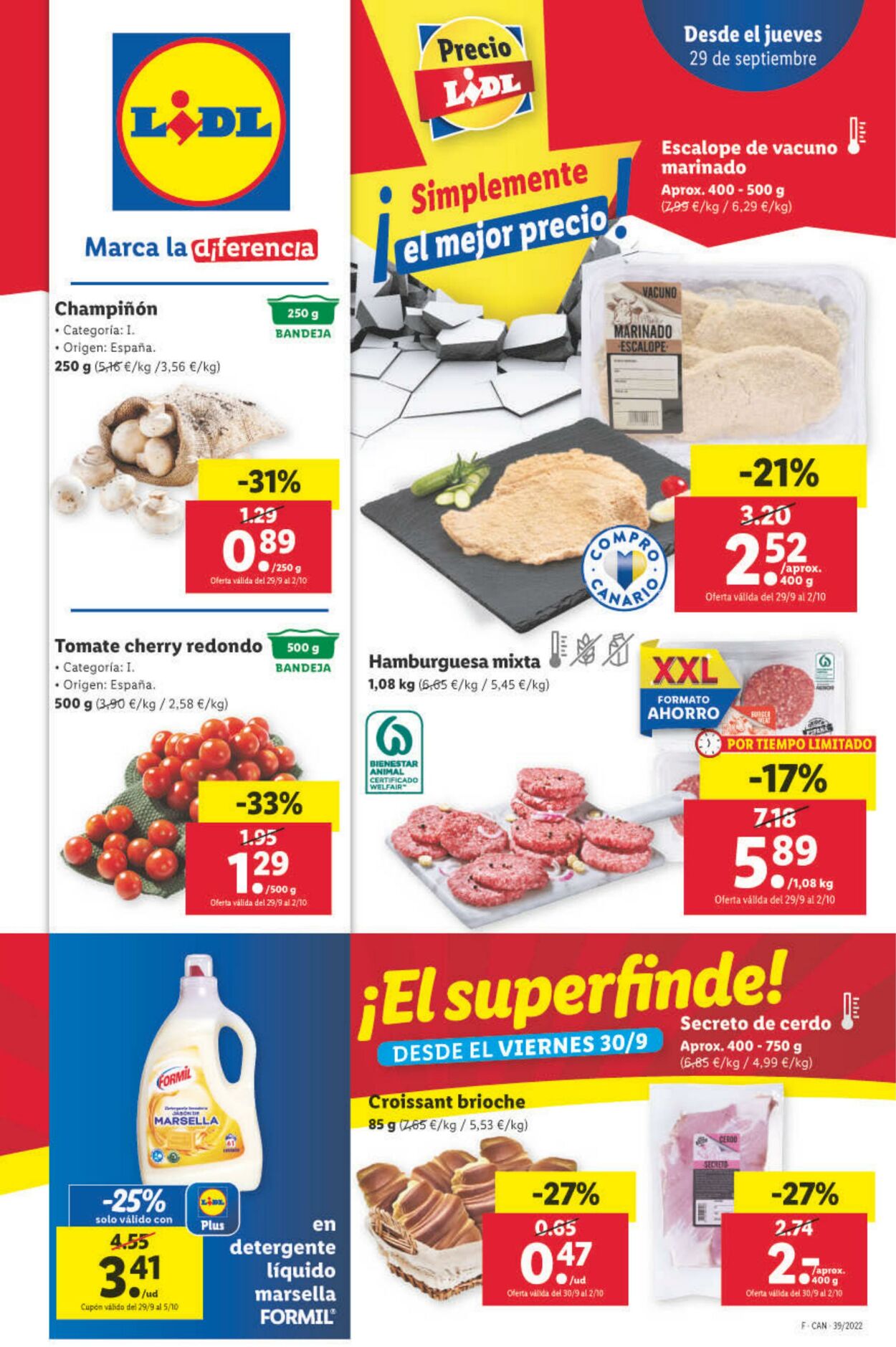 Folleto Lidl 29.09.2022 - 05.10.2022