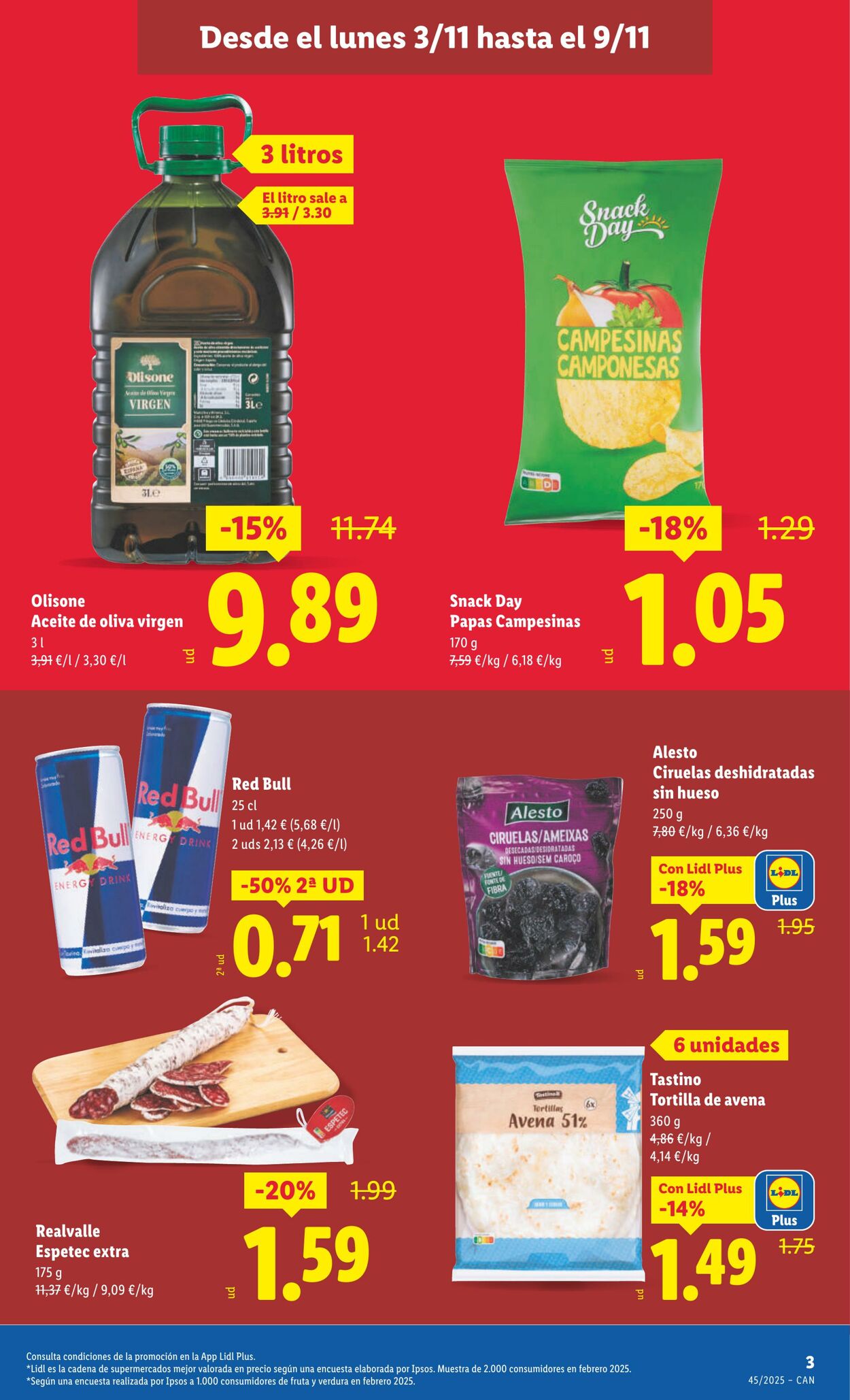 Folleto Lidl 03.11.2025 - 09.11.2025