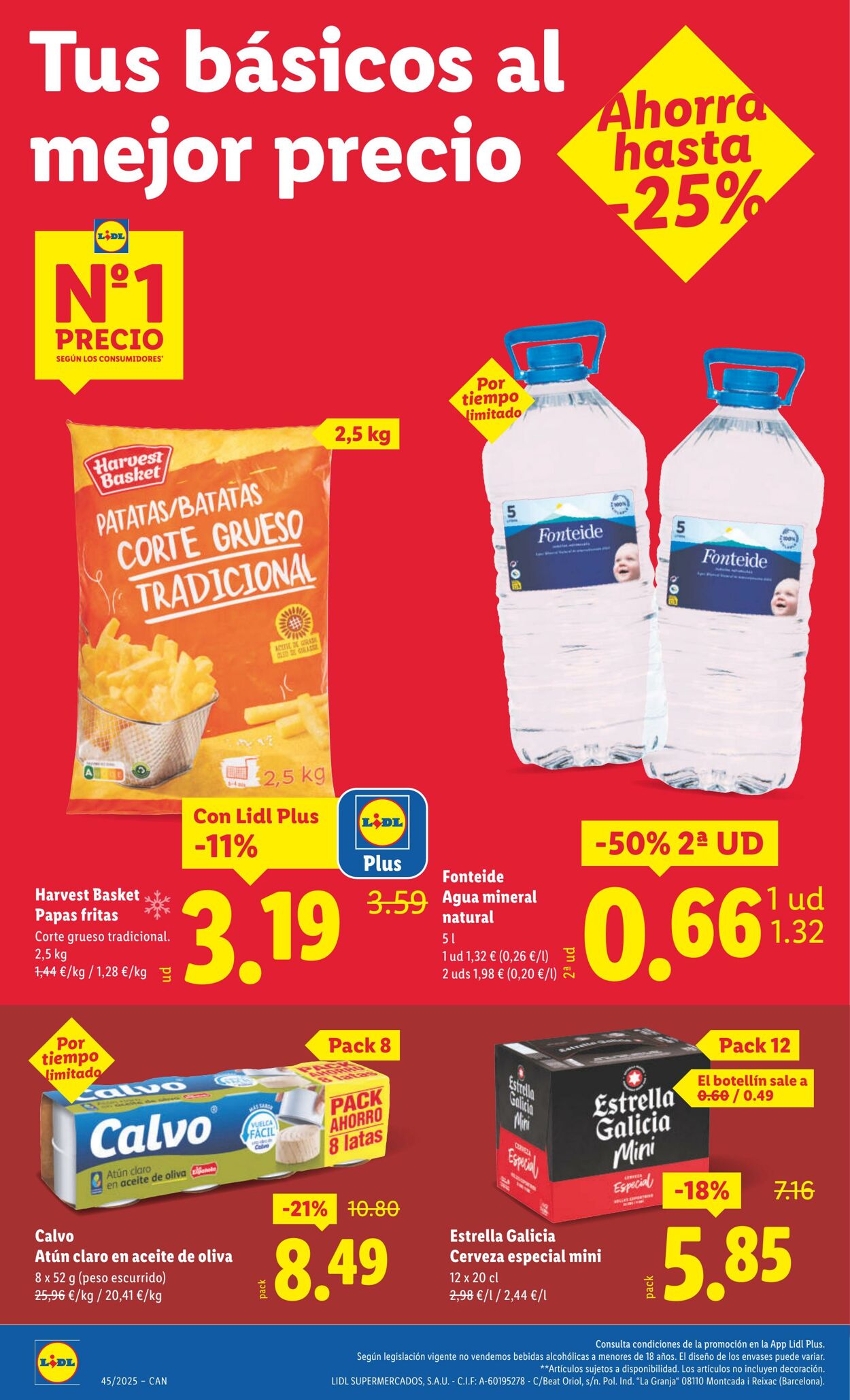 Folleto Lidl 03.11.2025 - 09.11.2025
