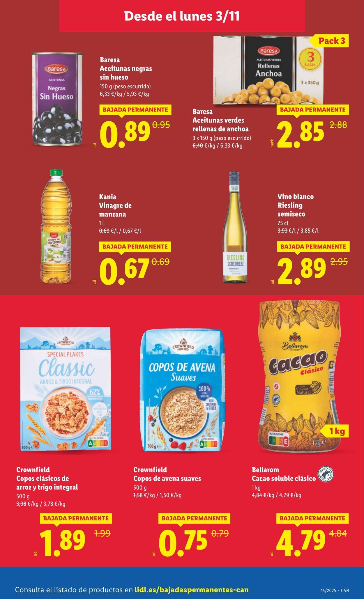 Folleto Lidl 03.11.2025 - 09.11.2025