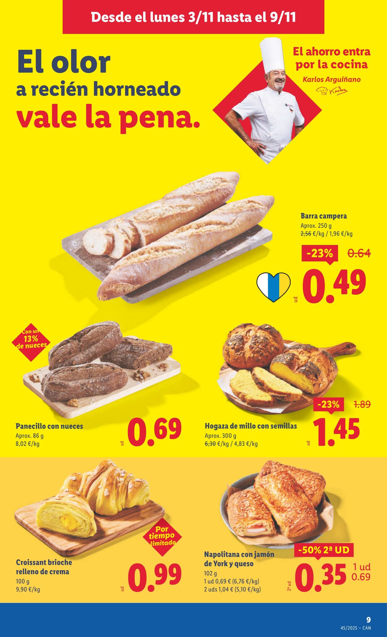 Folleto Lidl 03.11.2025 - 09.11.2025