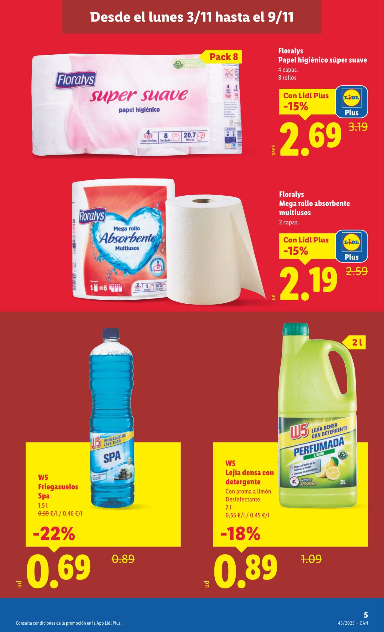 Folleto Lidl 03.11.2025 - 09.11.2025