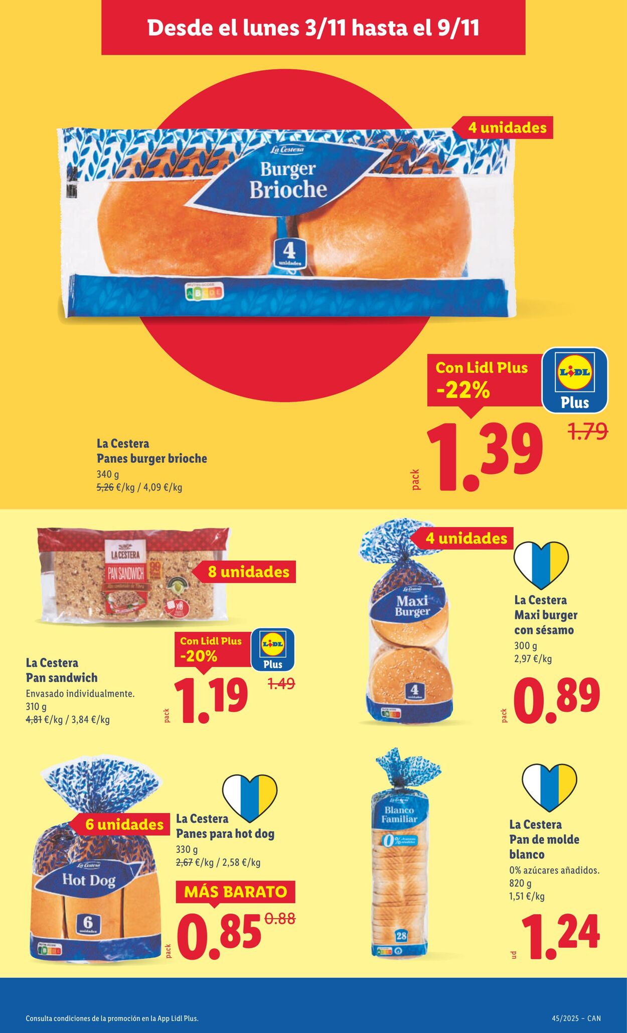 Folleto Lidl 03.11.2025 - 09.11.2025