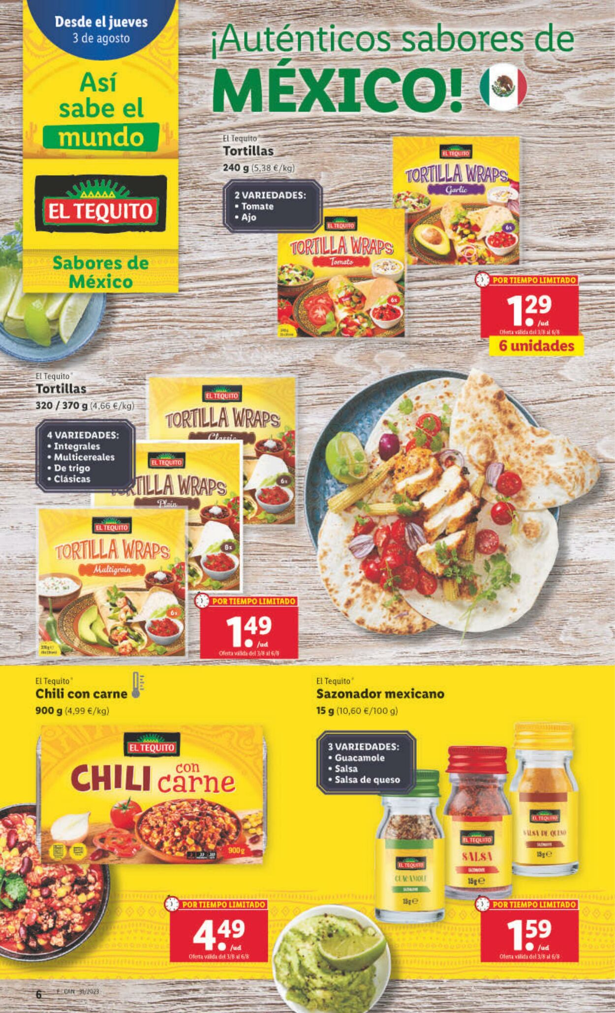 Folleto Lidl 03.08.2023 - 09.08.2023