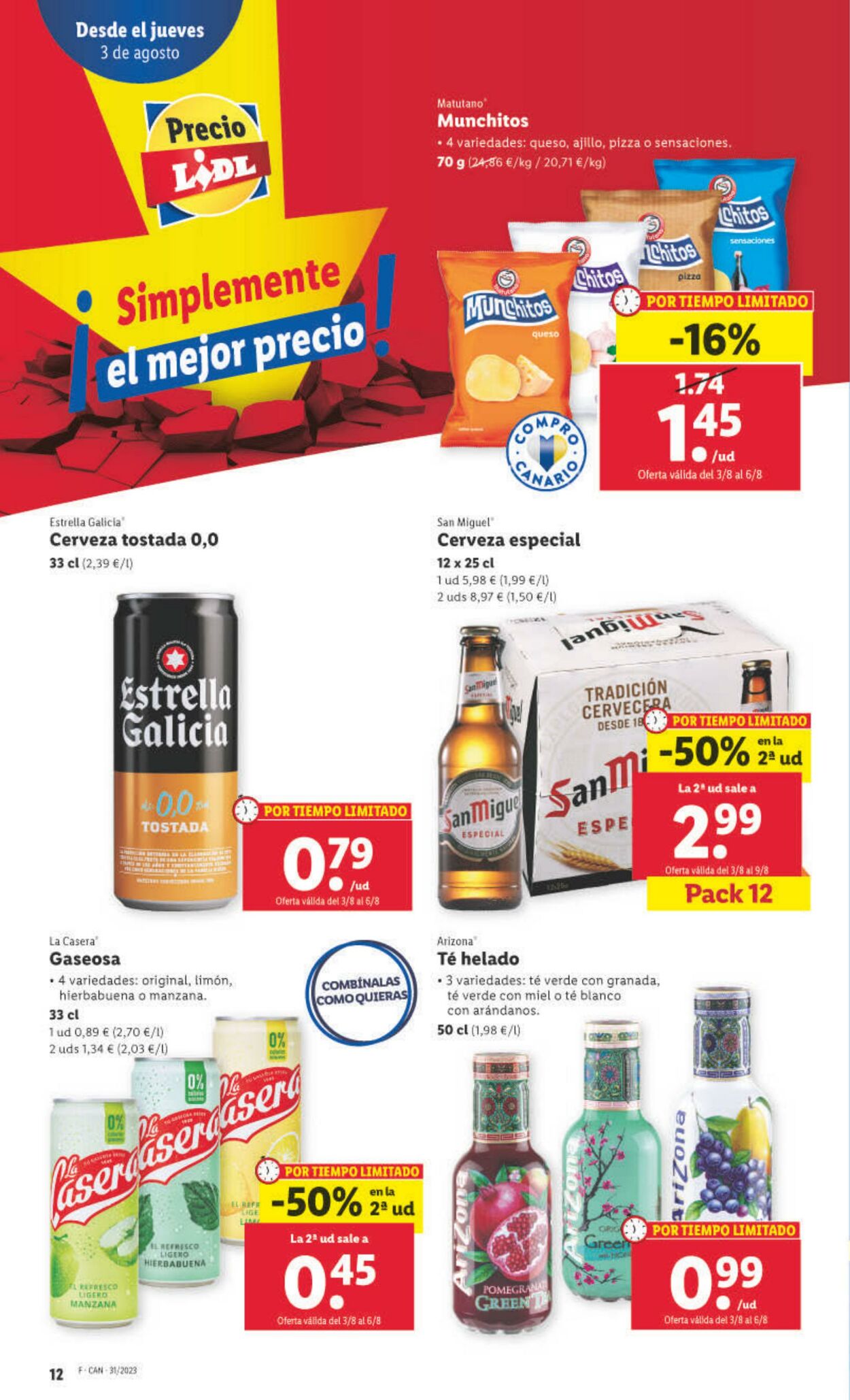 Folleto Lidl 03.08.2023 - 09.08.2023