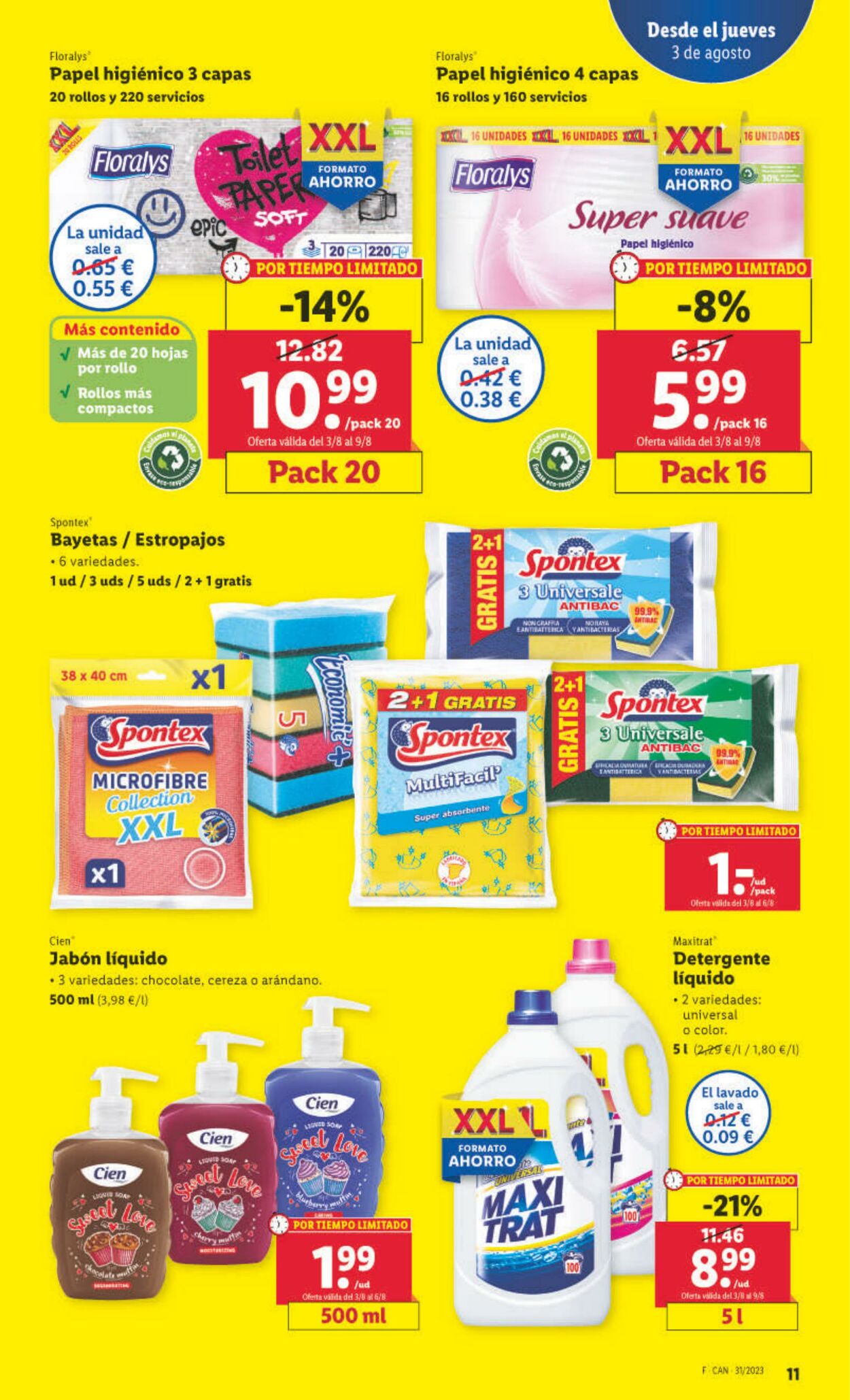 Folleto Lidl 03.08.2023 - 09.08.2023