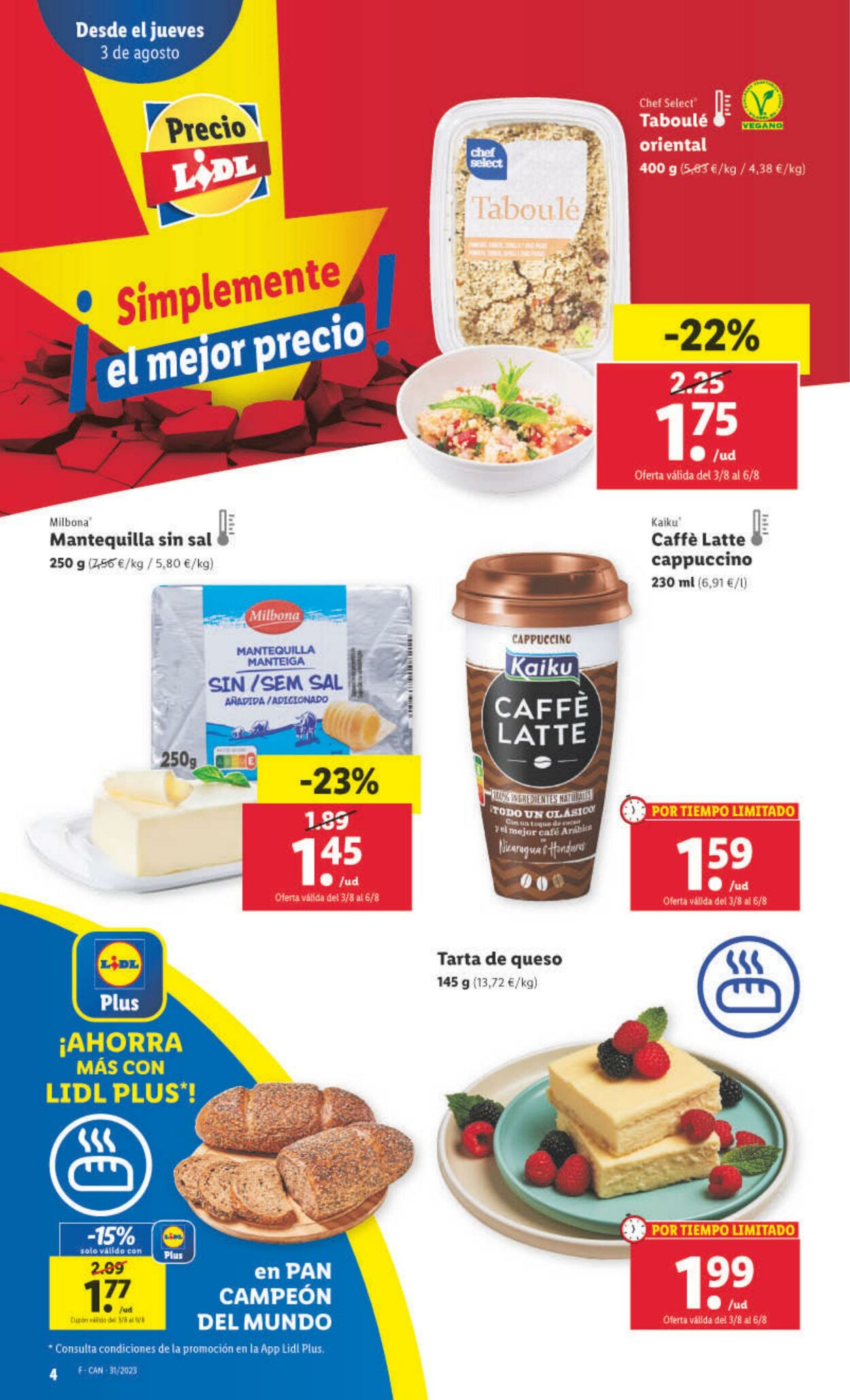 Folleto Lidl 03.08.2023 - 09.08.2023