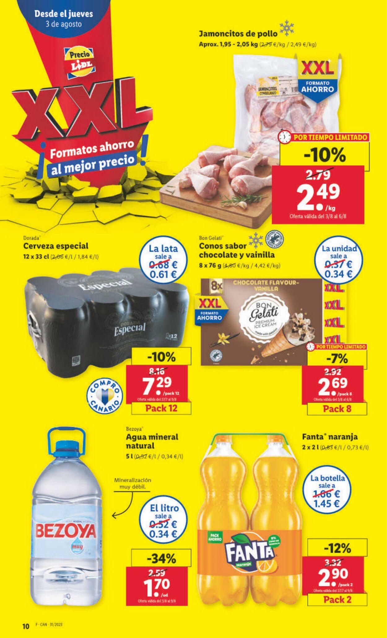 Folleto Lidl 03.08.2023 - 09.08.2023