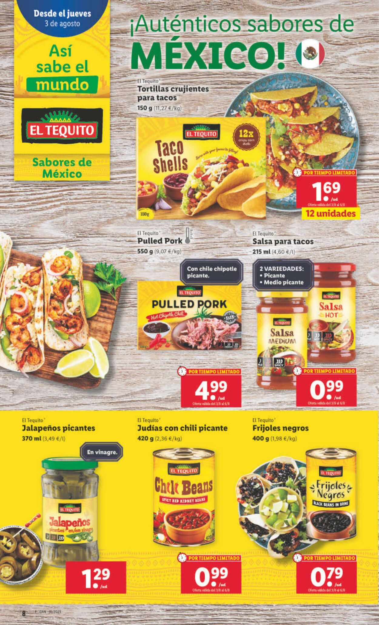 Folleto Lidl 03.08.2023 - 09.08.2023