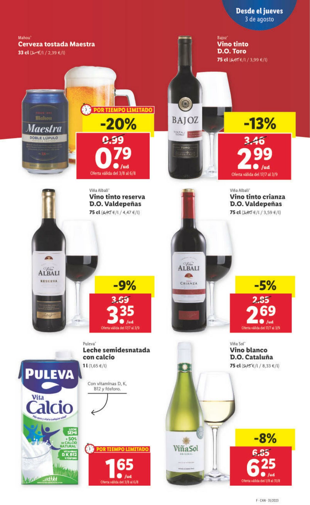 Folleto Lidl 03.08.2023 - 09.08.2023