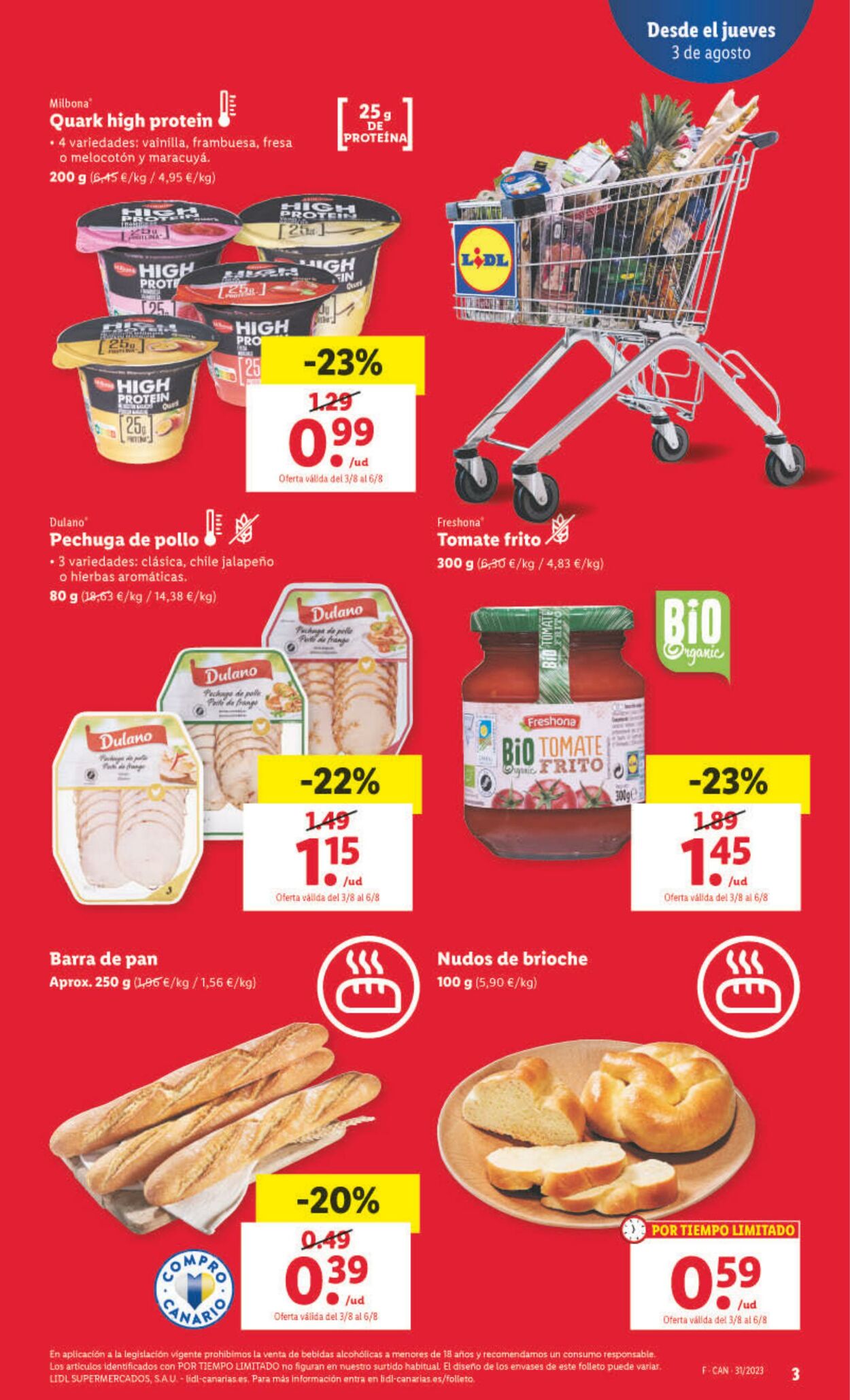 Folleto Lidl 03.08.2023 - 09.08.2023