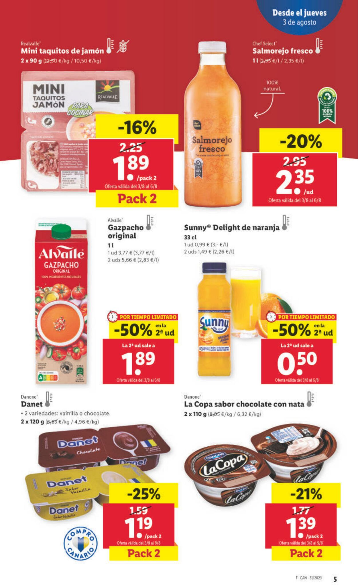 Folleto Lidl 03.08.2023 - 09.08.2023