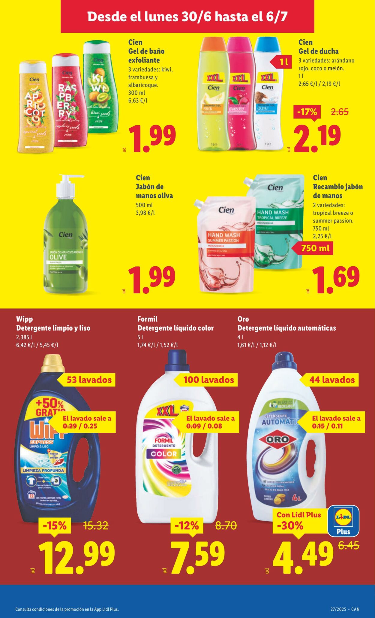 Folleto Lidl 30.06.2025 - 06.07.2025