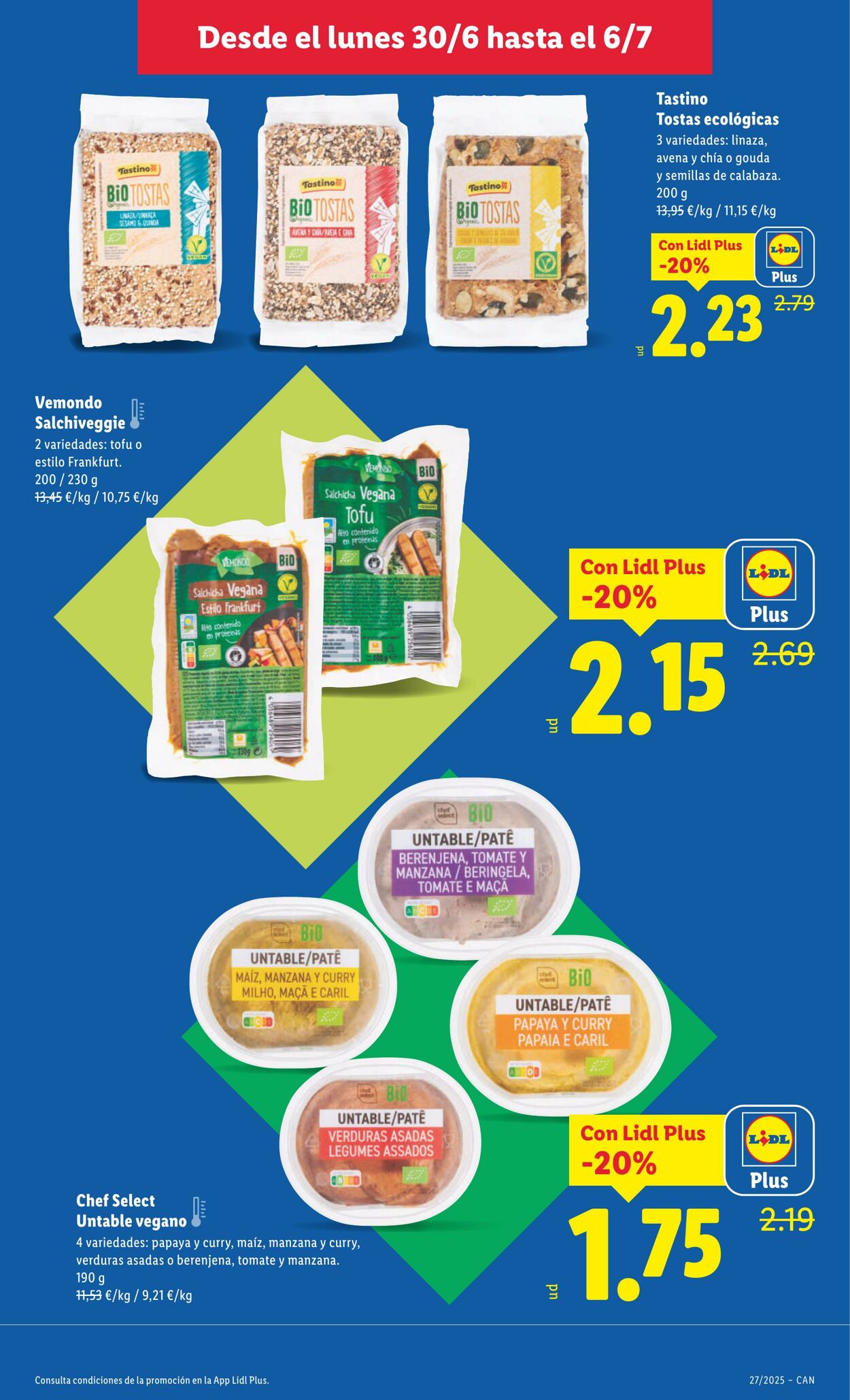 Folleto Lidl 30.06.2025 - 06.07.2025