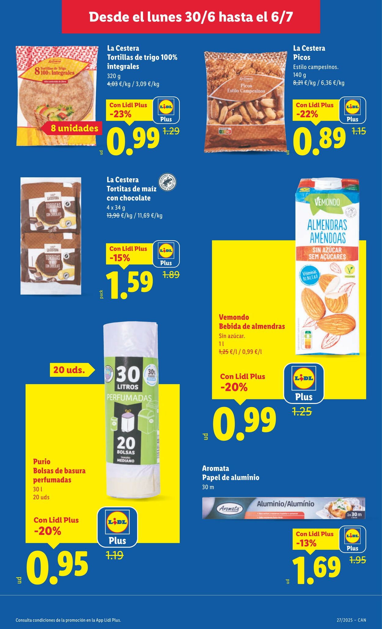 Folleto Lidl 30.06.2025 - 06.07.2025