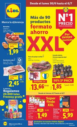 Folleto Lidl 30.06.2025 - 06.07.2025