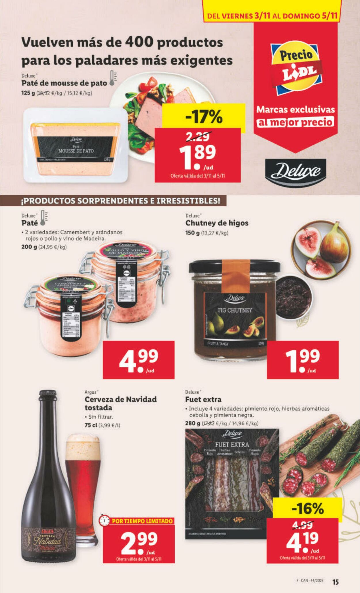 Folleto Lidl 30.10.2023 - 05.11.2023