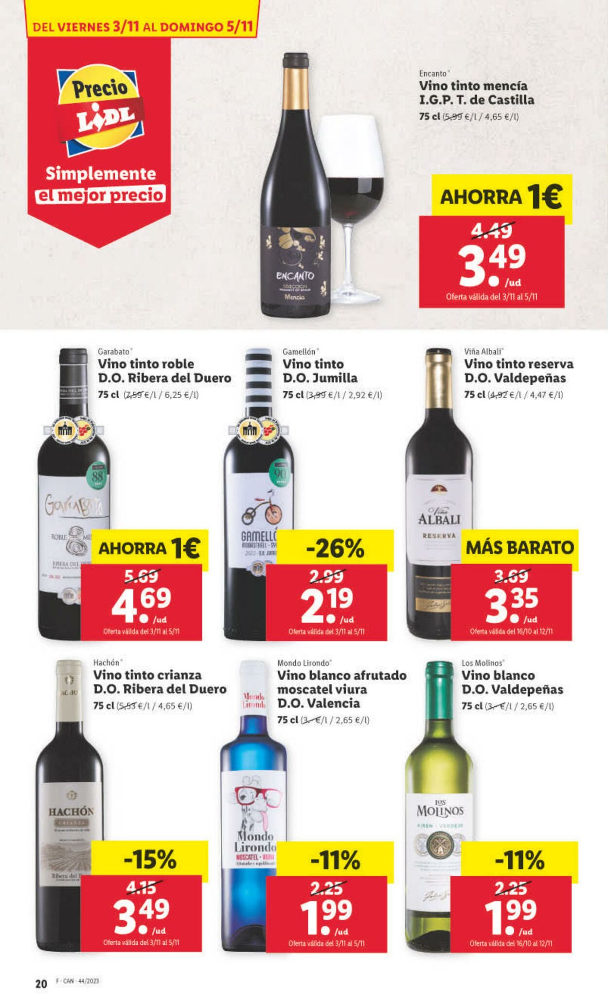 Folleto Lidl 30.10.2023 - 05.11.2023