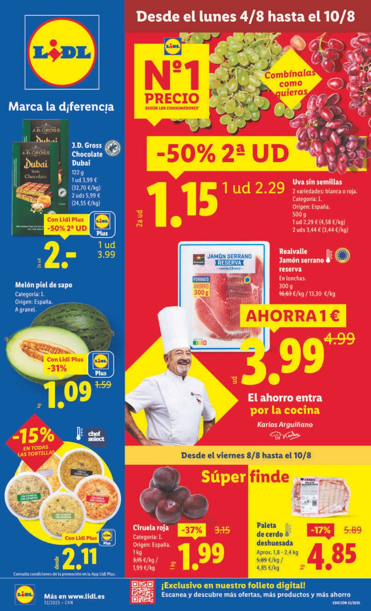 Folleto Lidl 04.08.2025 - 10.08.2025